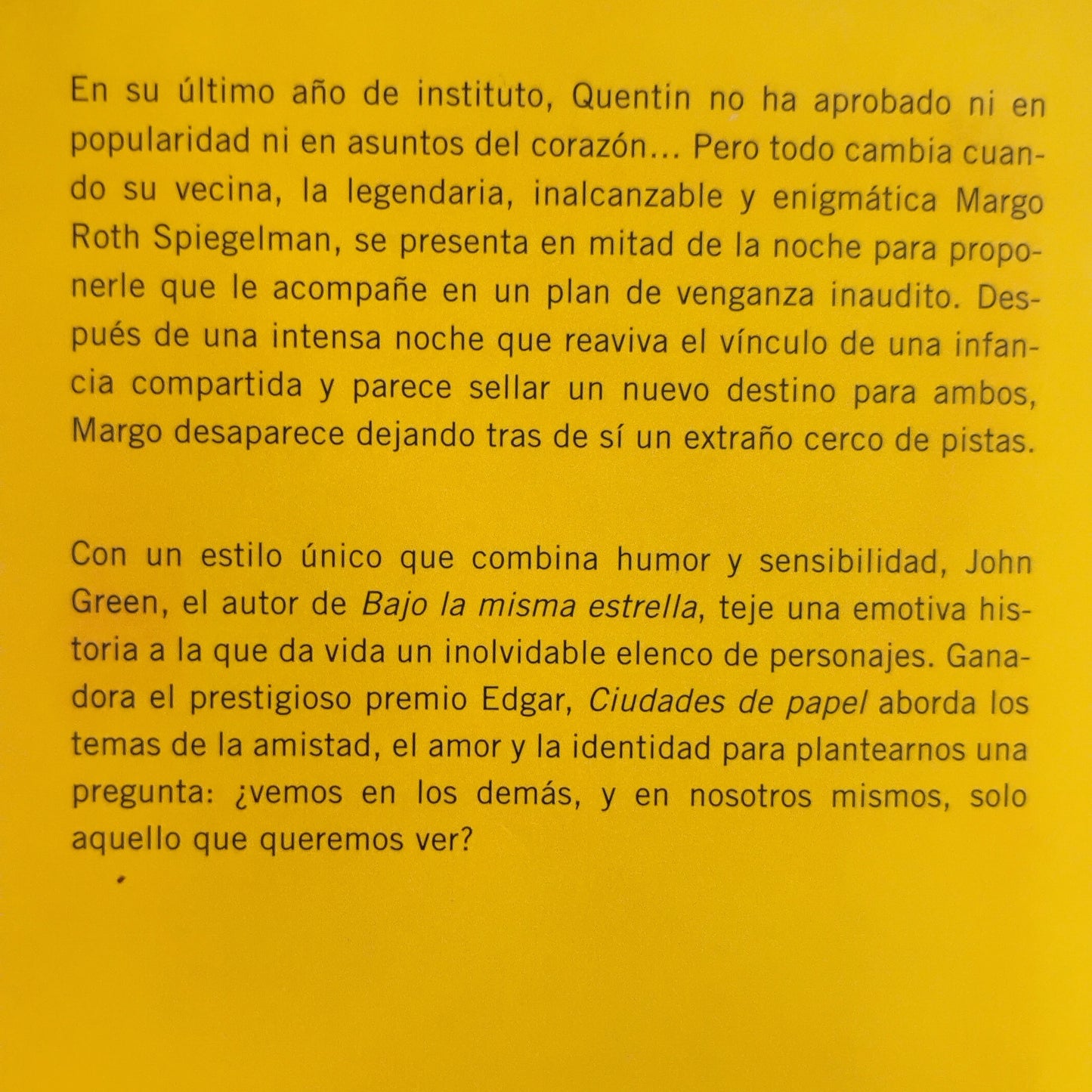 Ciudades de papel - John Green