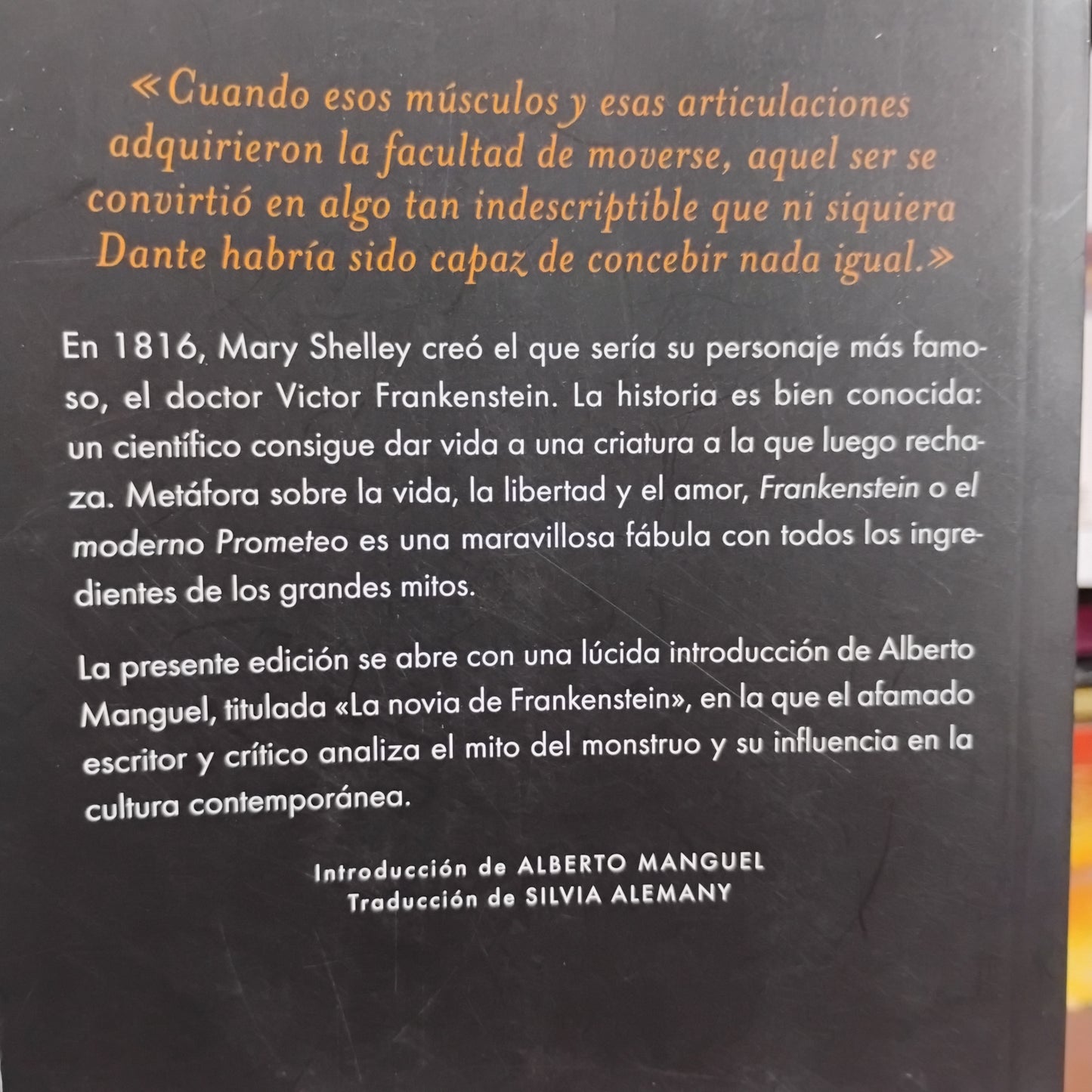 Frankestein o el moderno Prometeo - Mary Shelley