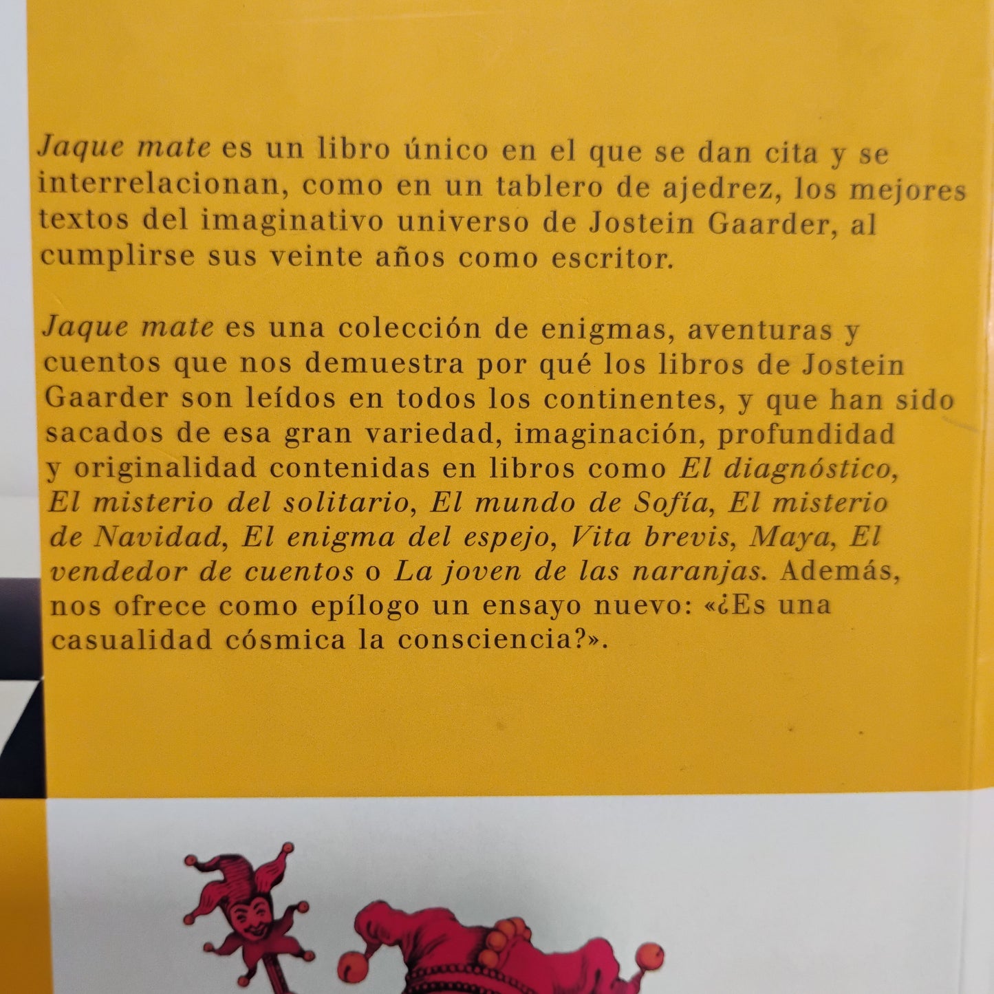 Jaque mate - Jostein Gaarder