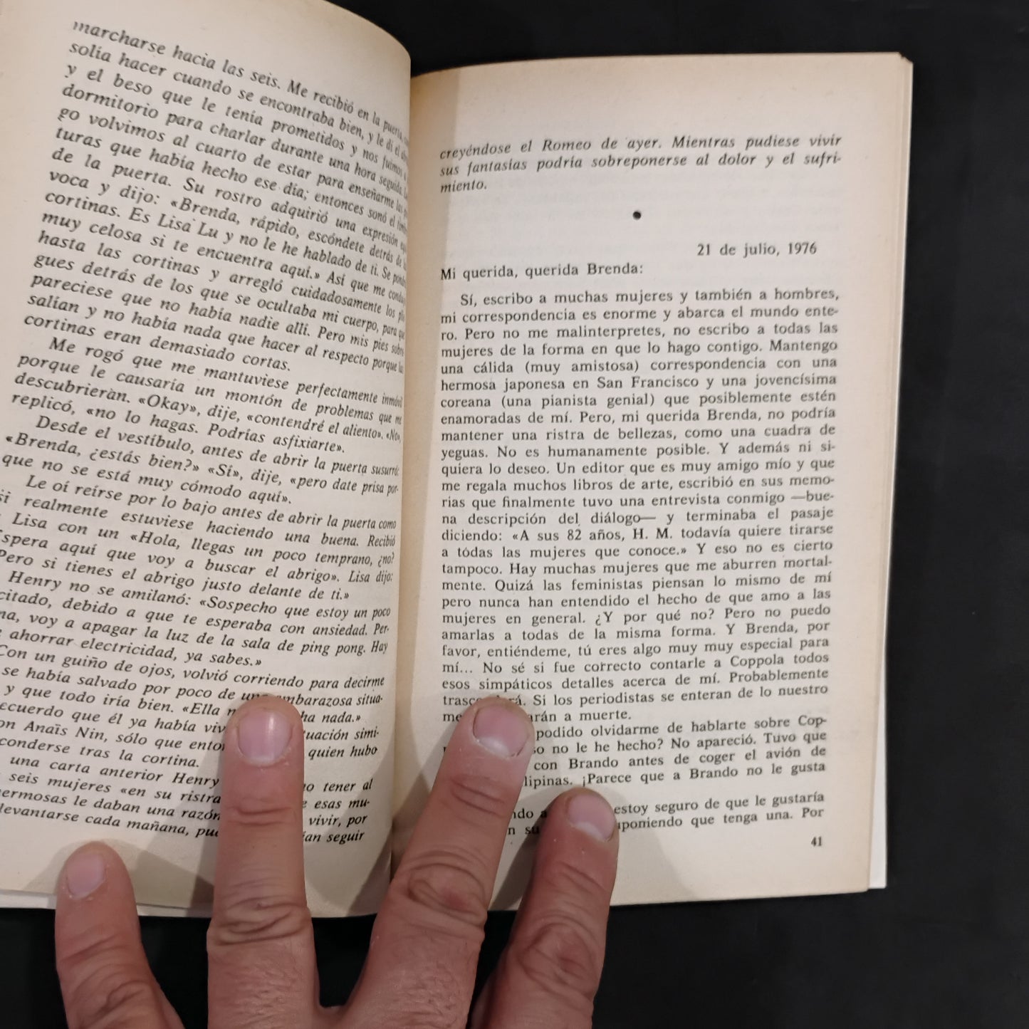 QUERIDA BRENDA. Las cartas de amor de Henry Miller a Brenda Venus