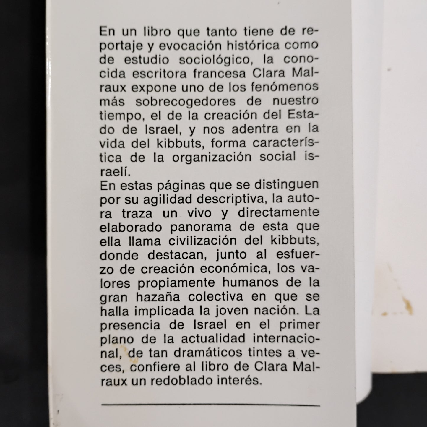 La civilización del kibbutz - Clara Malraux