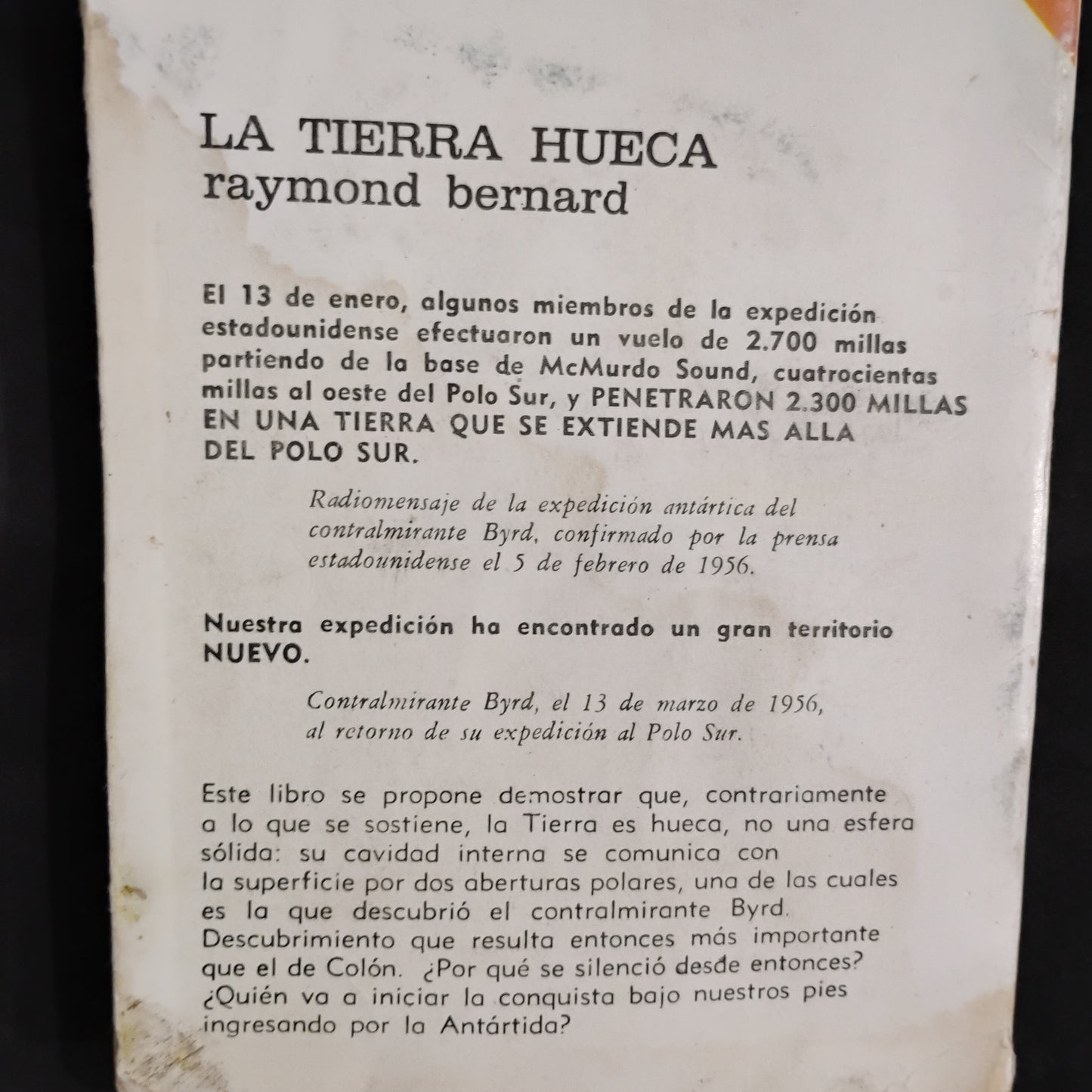 La Tierra hueca. Informe sobre un mundo oculto - Raymond Bernard