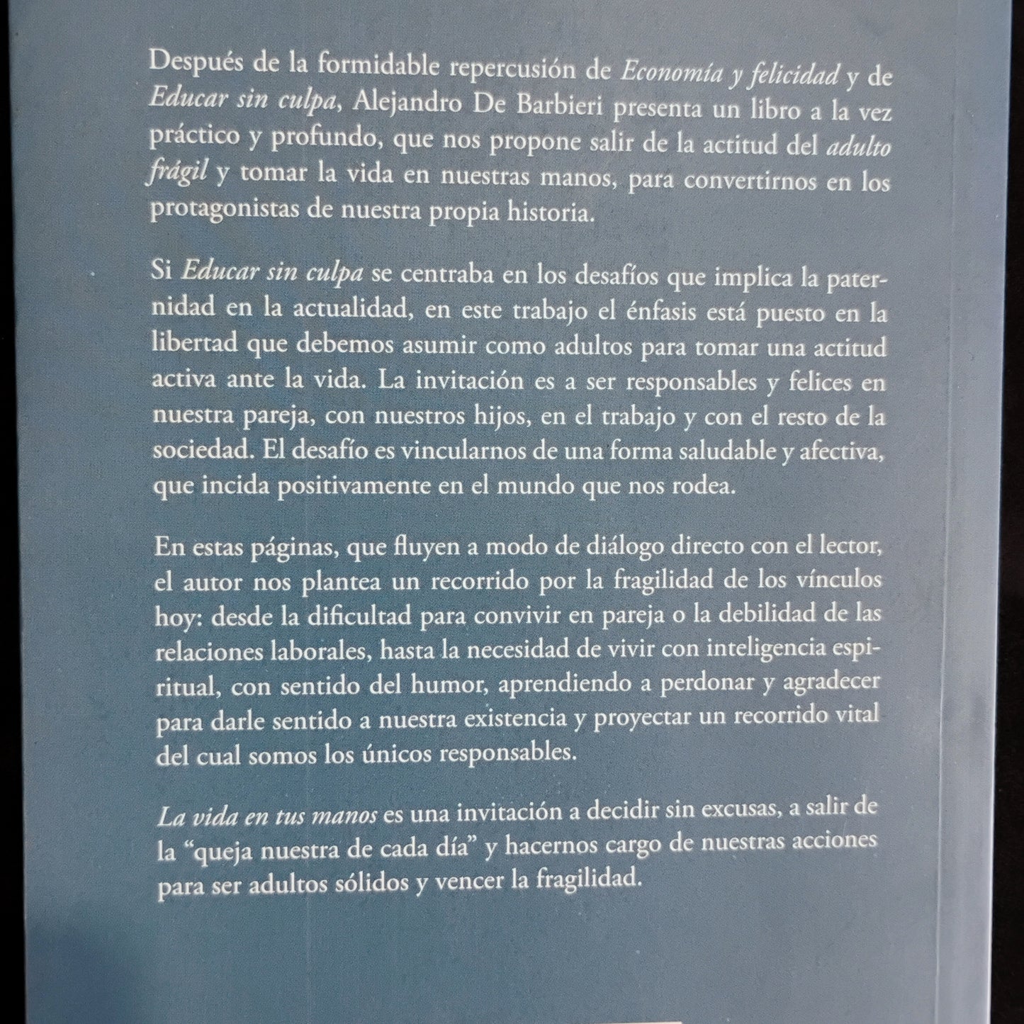 La vida en tus manos - Alejandro de Barbieri