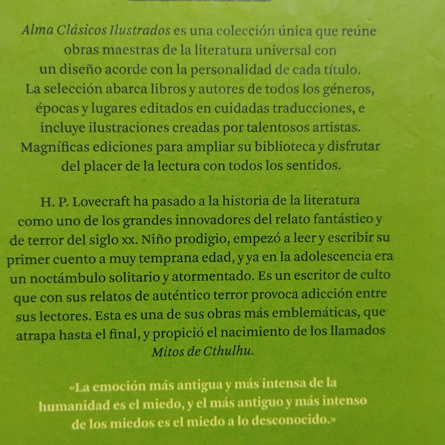 La llamada de Cthulhu/El ser en el umbral - H.P. Lovecraft