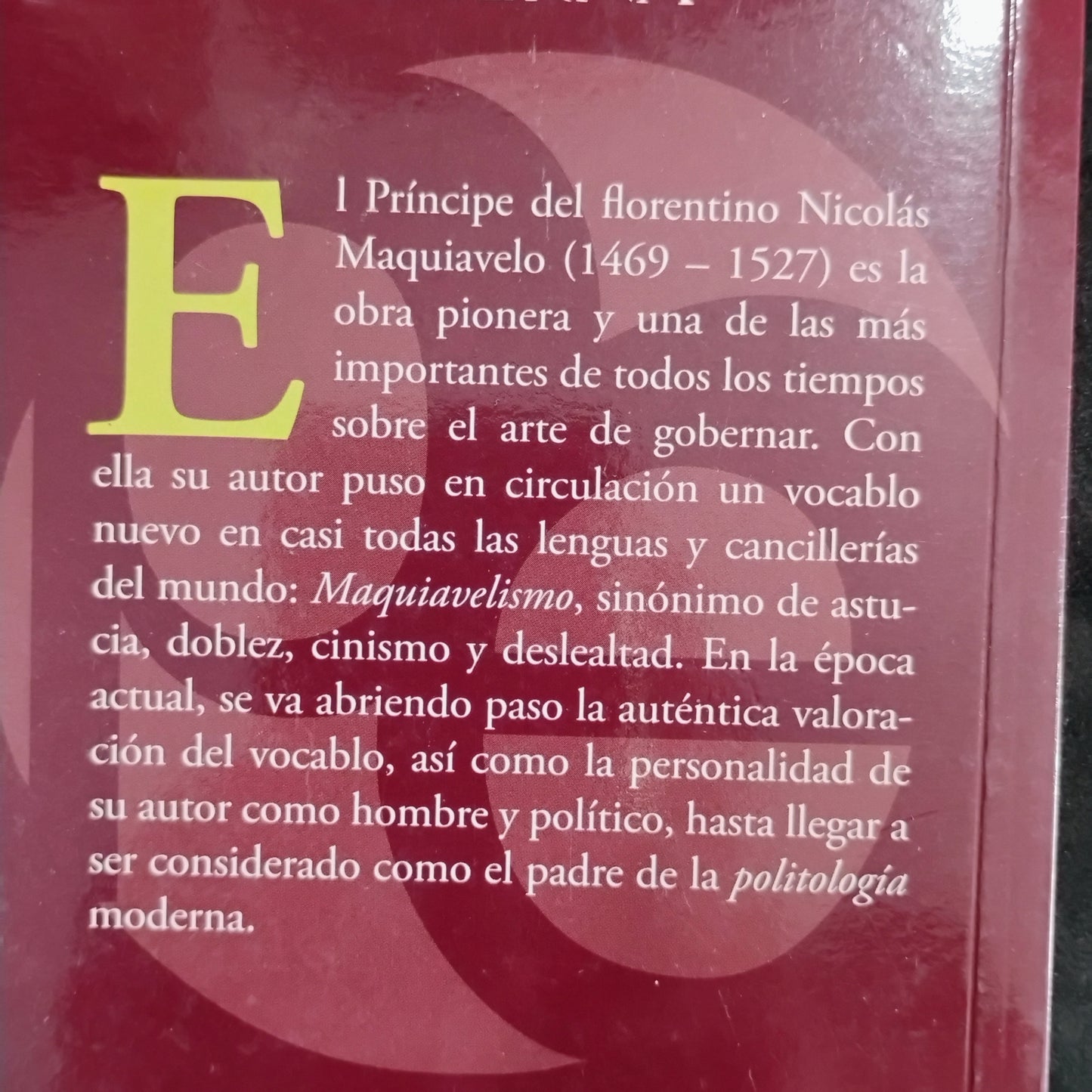 El Príncipe - Maquiavelo