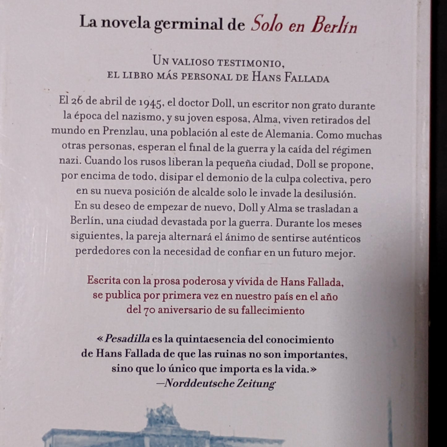 Pesadilla - Hans Fallada
