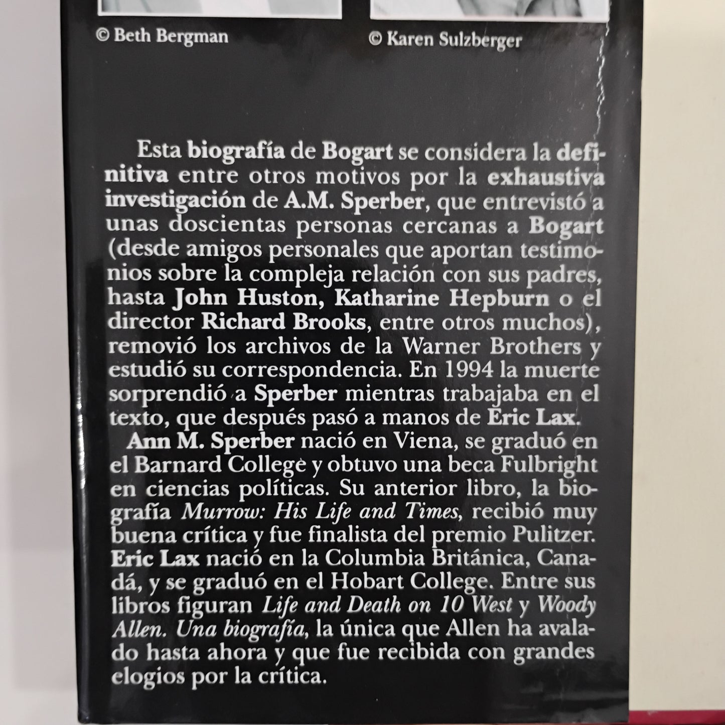 BOGART - A. M. Sperber y Eric Lax
