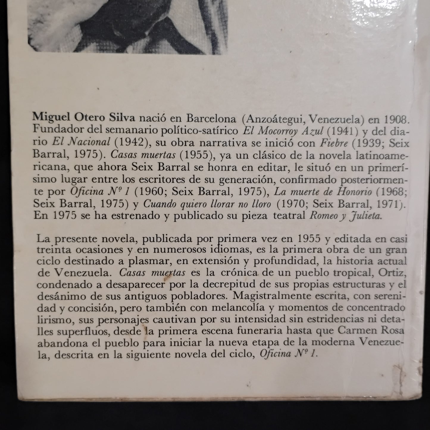 Casas muertas - Miguel Otero Silva