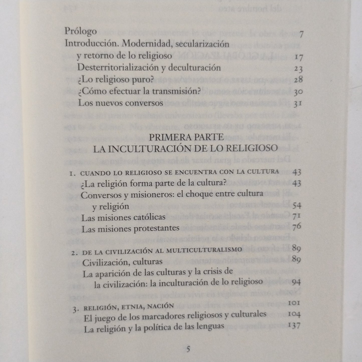 La santa ignorancia - Oliver Roy
