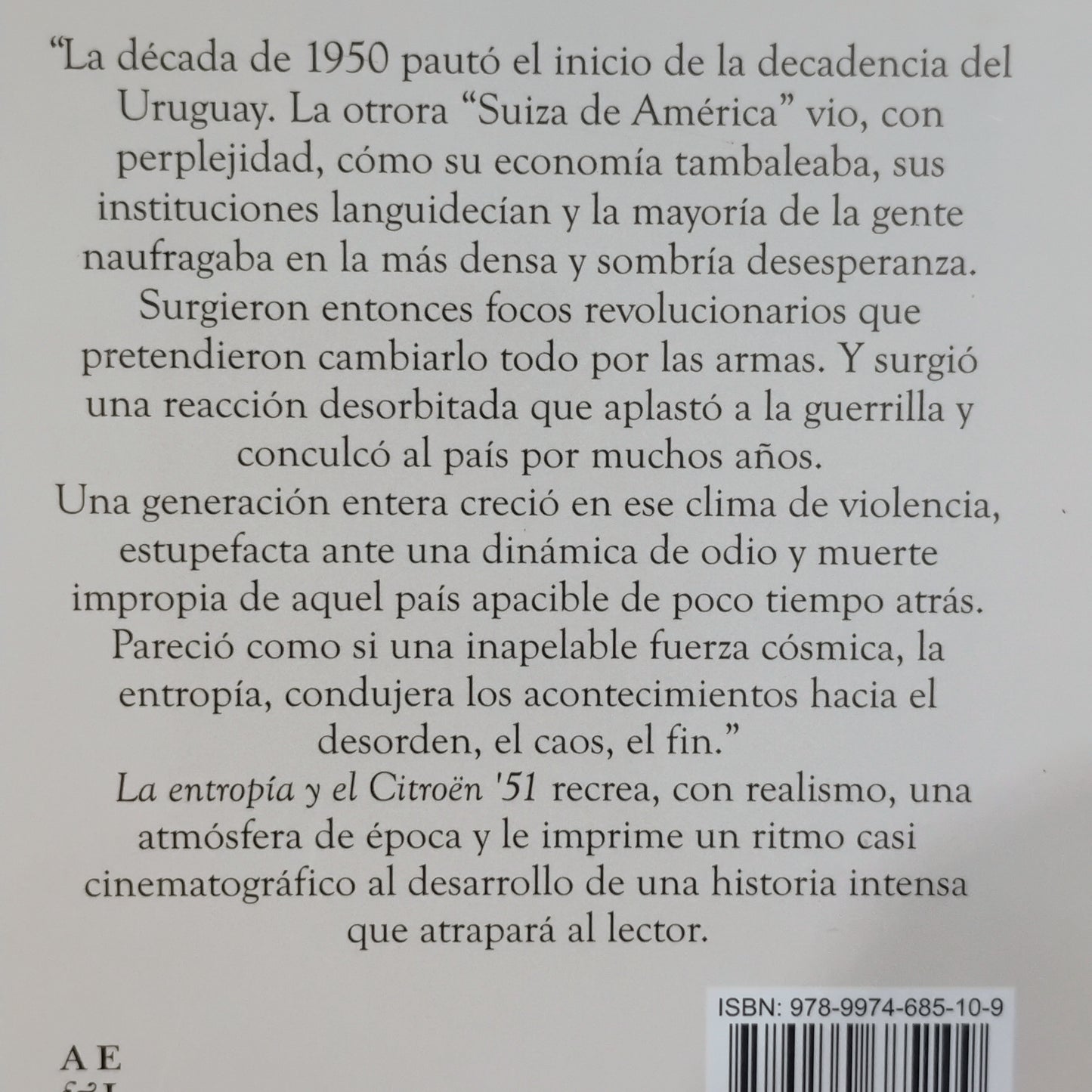 La Entropía y el Citröen '51 - Álvaro Secondo