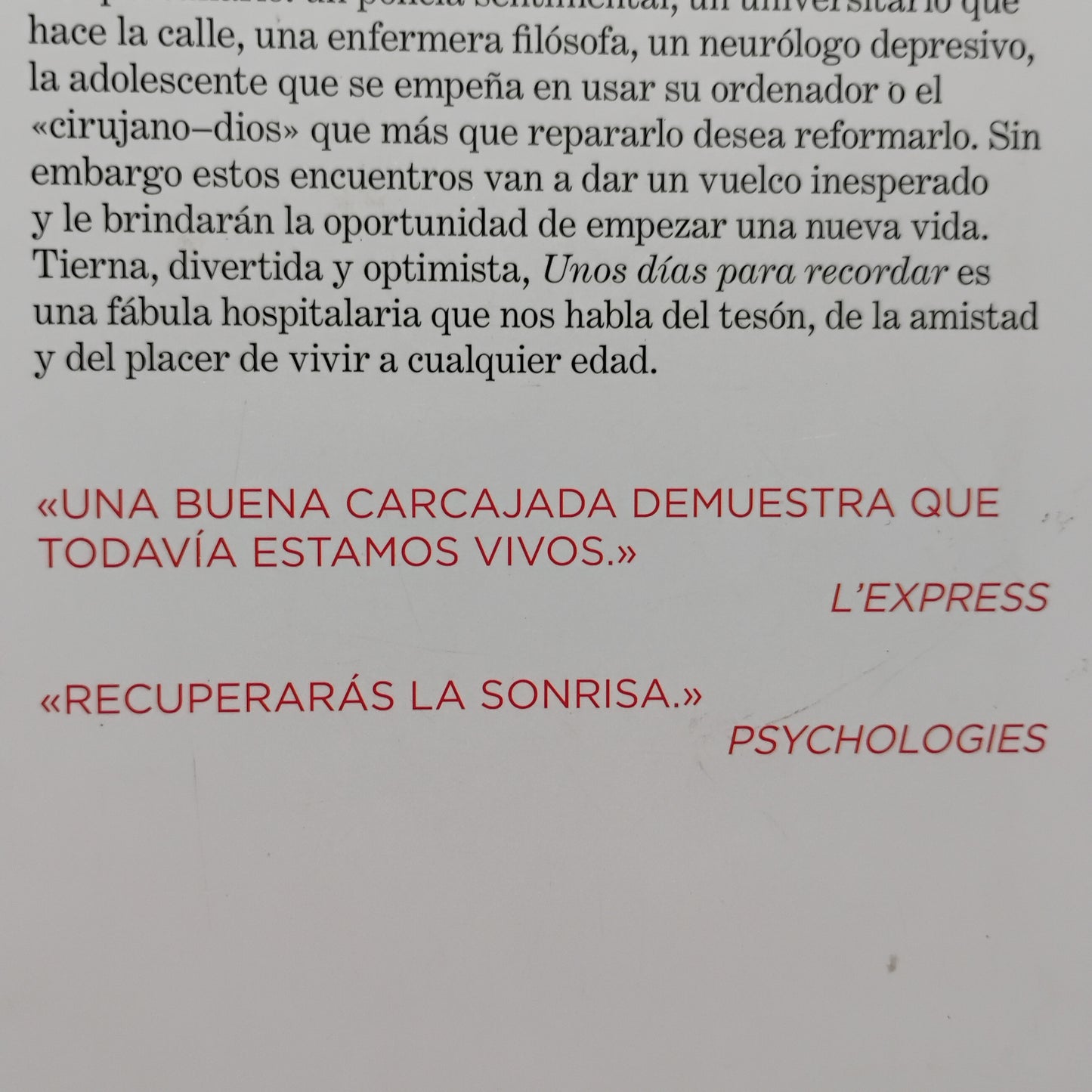 Unos días para recordar - Marie-Sabine Roger