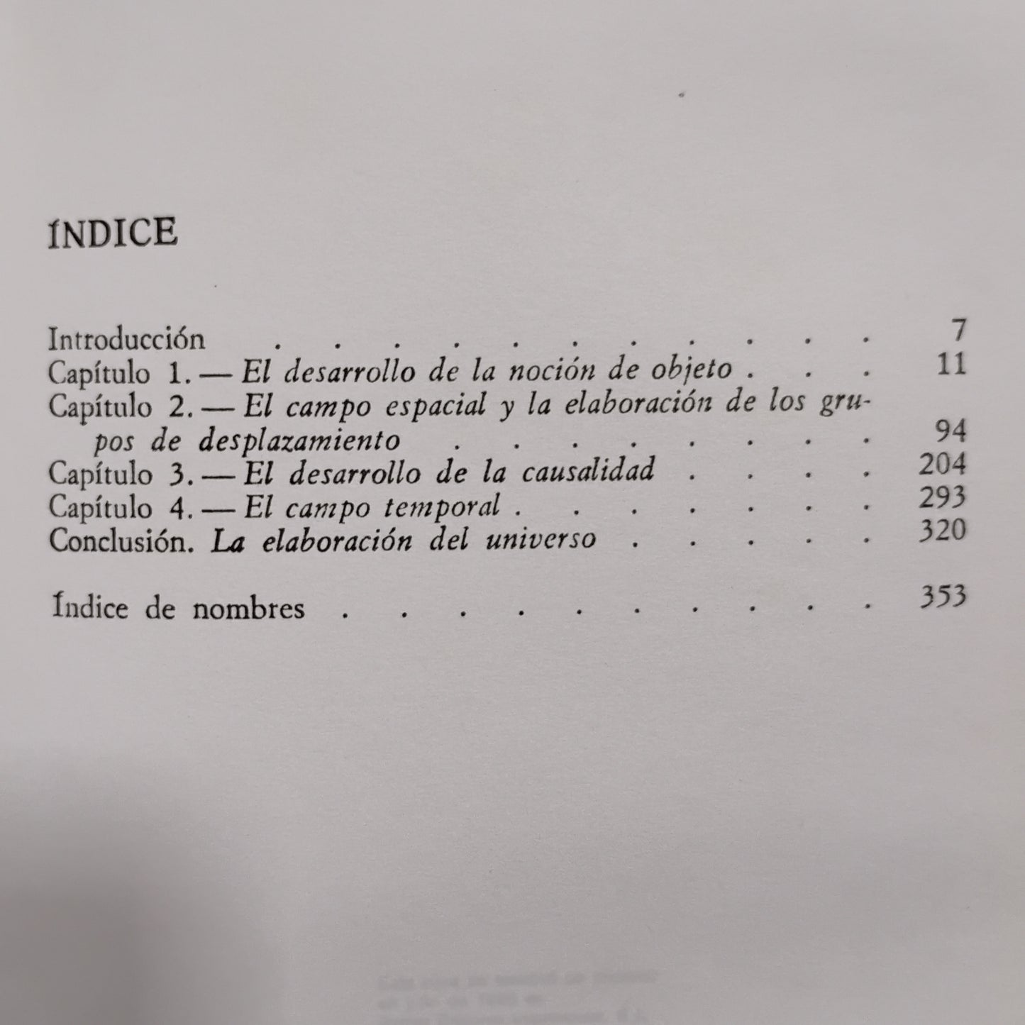 La construcción de lo real en el niño - Jean Piaget