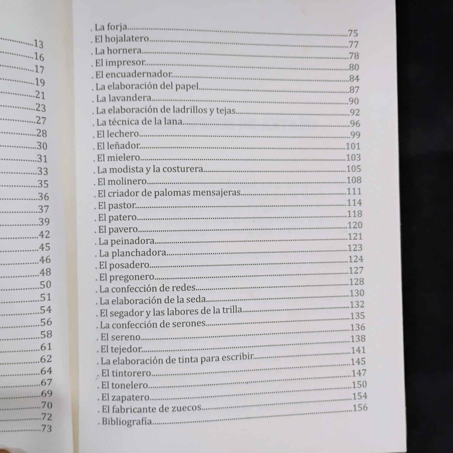 Los oficios de antaño