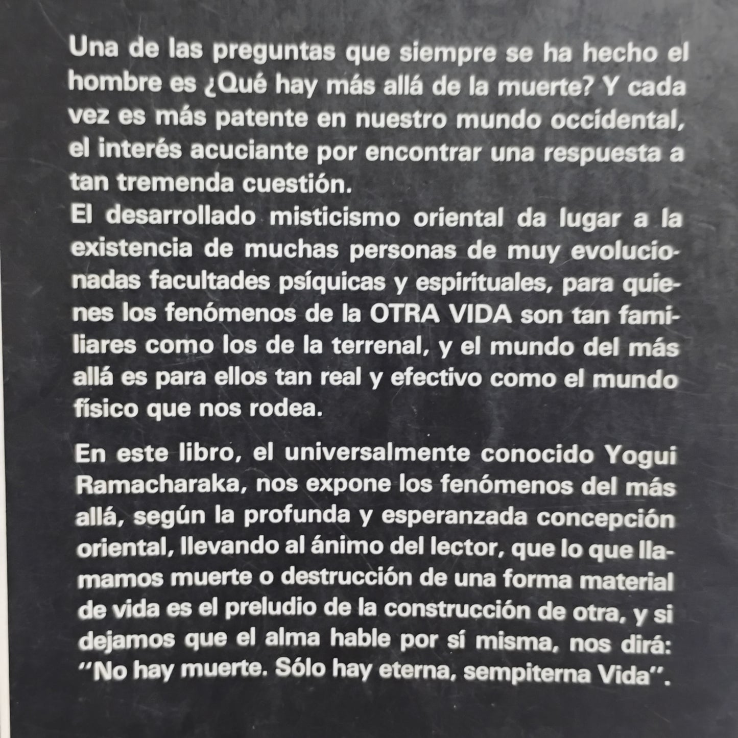La vida después de la muerte. - Yogui Ramacharaka