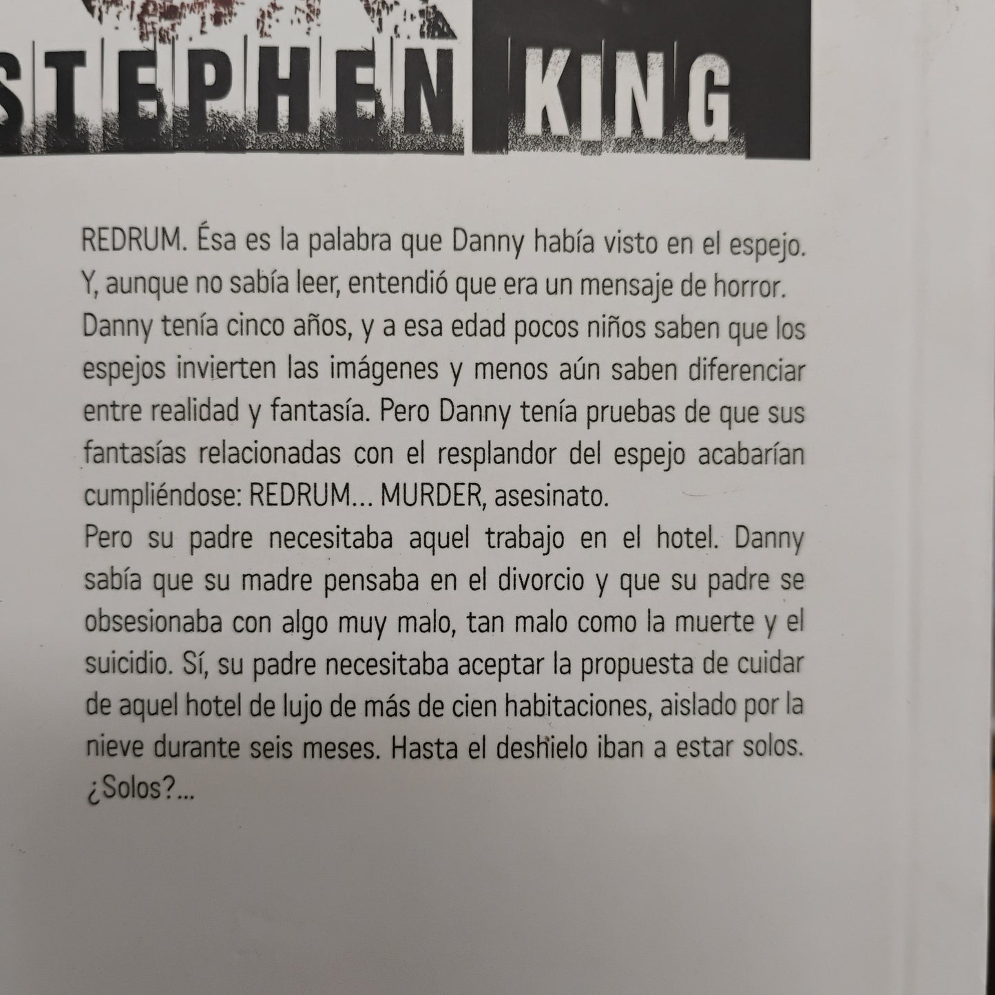 EL RESPLANDOR - Stephen King