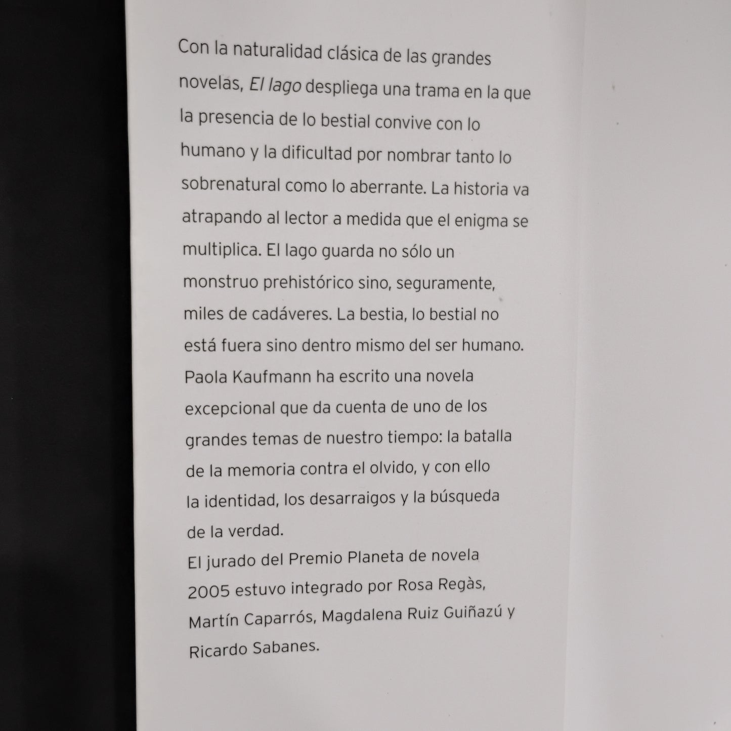 El lago - Paola Kaufmann
