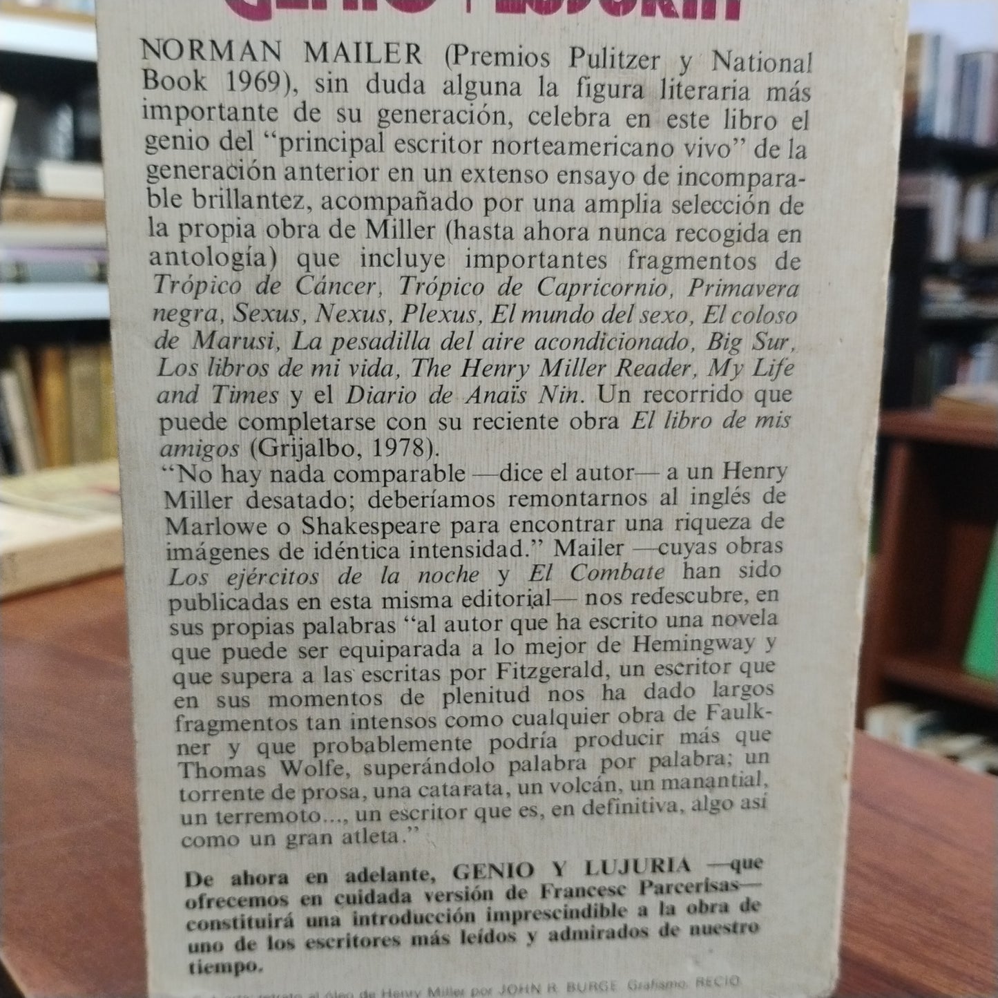Henry Miller por Norman Mailer