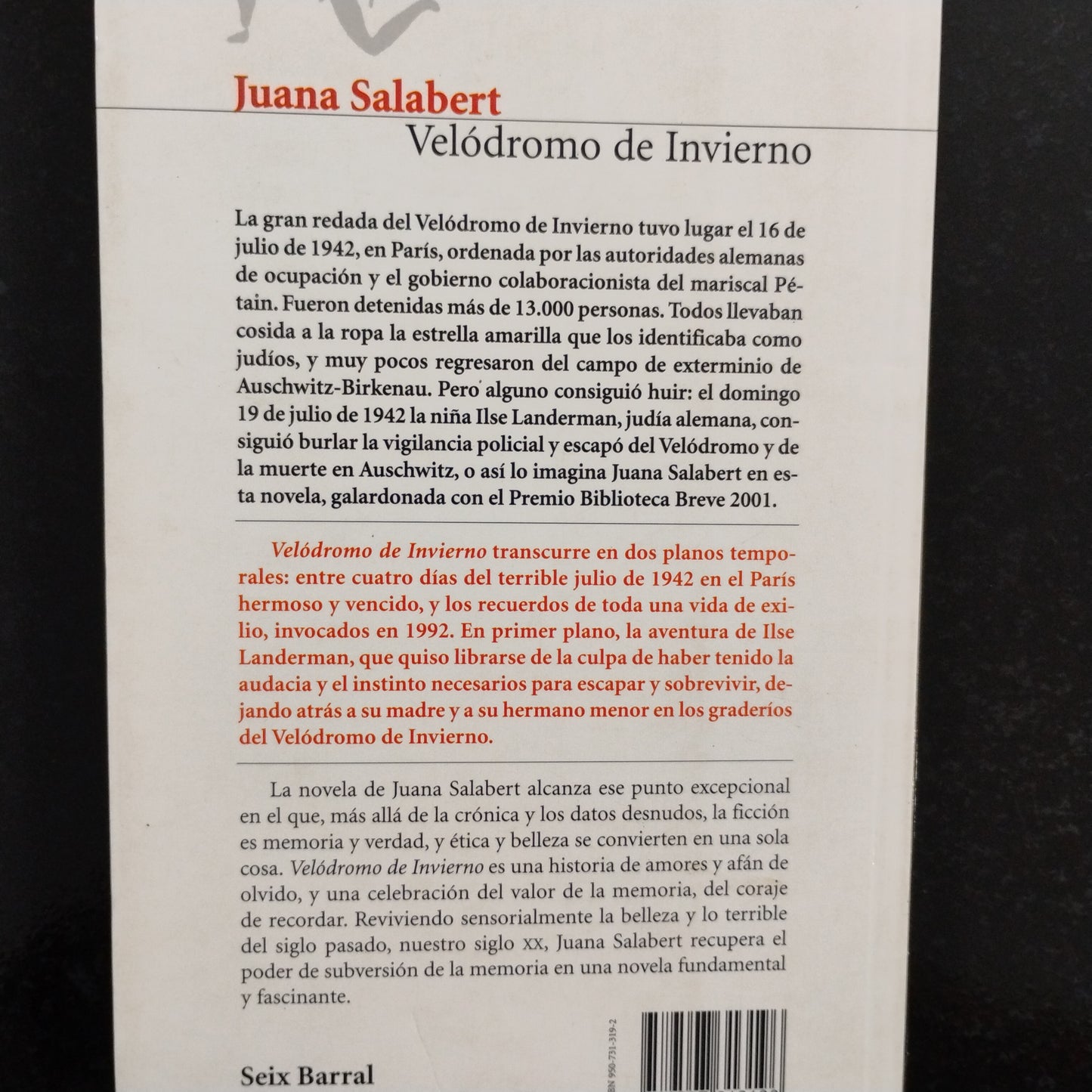 Velódromo de Invierno - Juana Salabert
