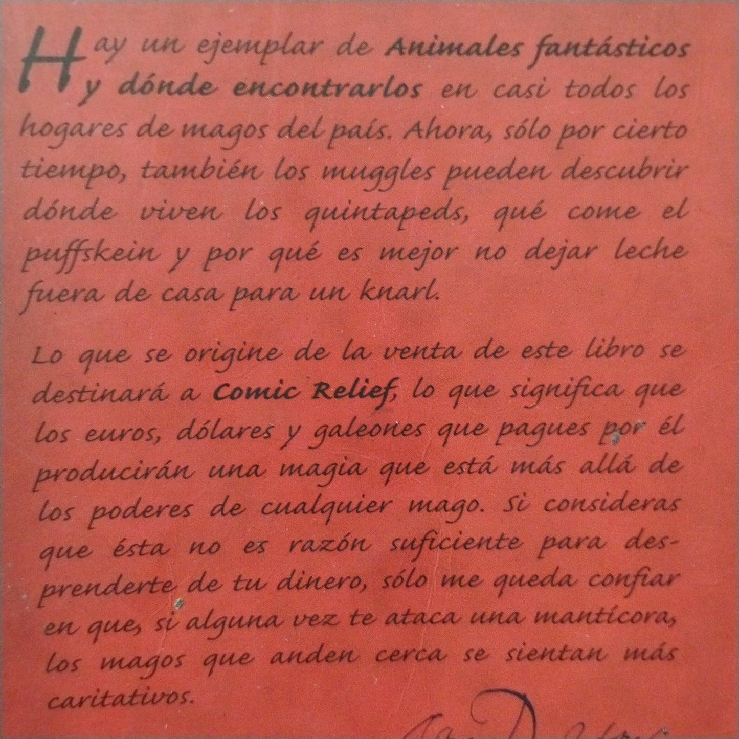 Animales fantásticos y dónde encontrarlos. Newt Scamander - J. K. Rowling