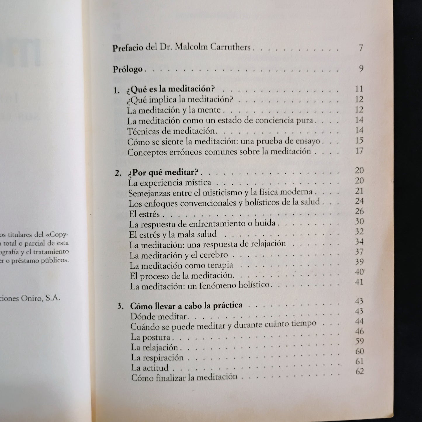 La meditación. Introducción a la técnica, sus tradiciones. - Erica Smith y Nicholas Wilks