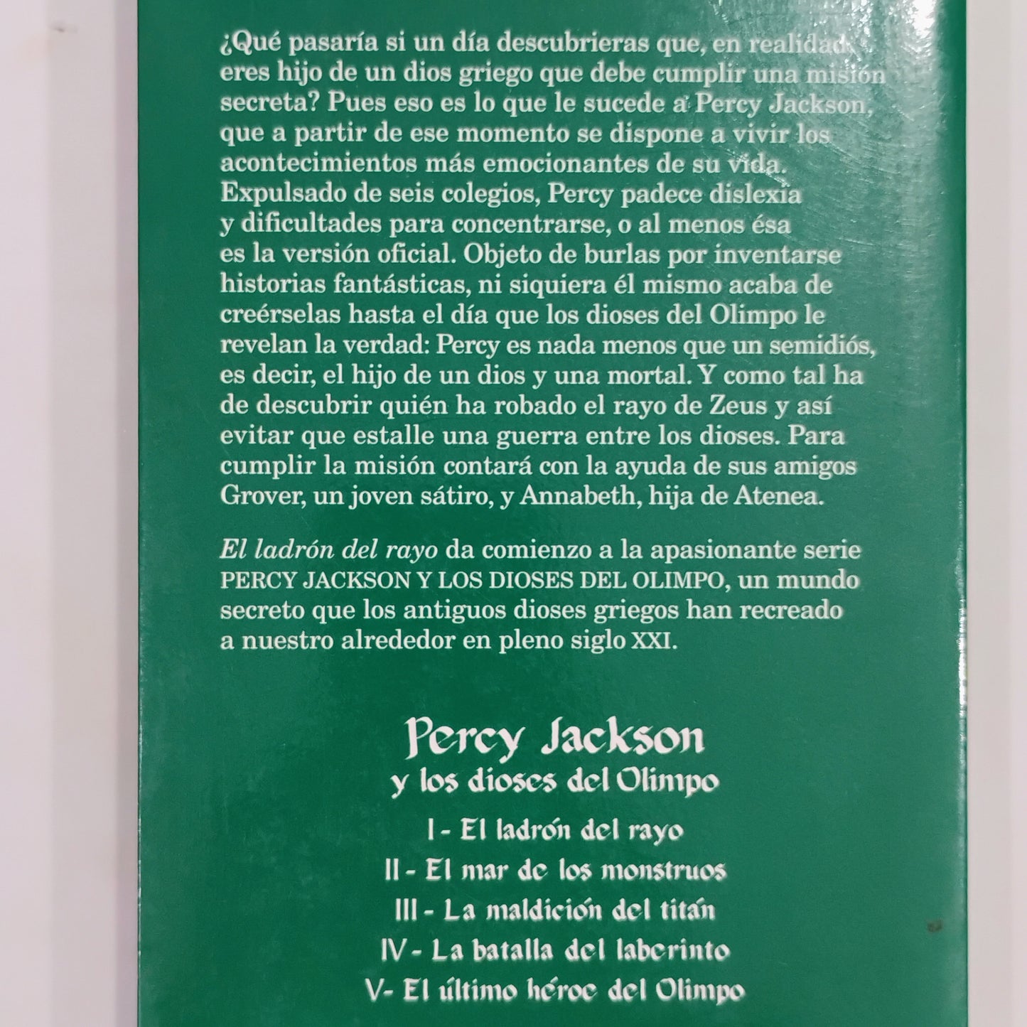 El ladrón del rayo. Percy Jackson y los dioses del Olimpo I - Rick Riordan