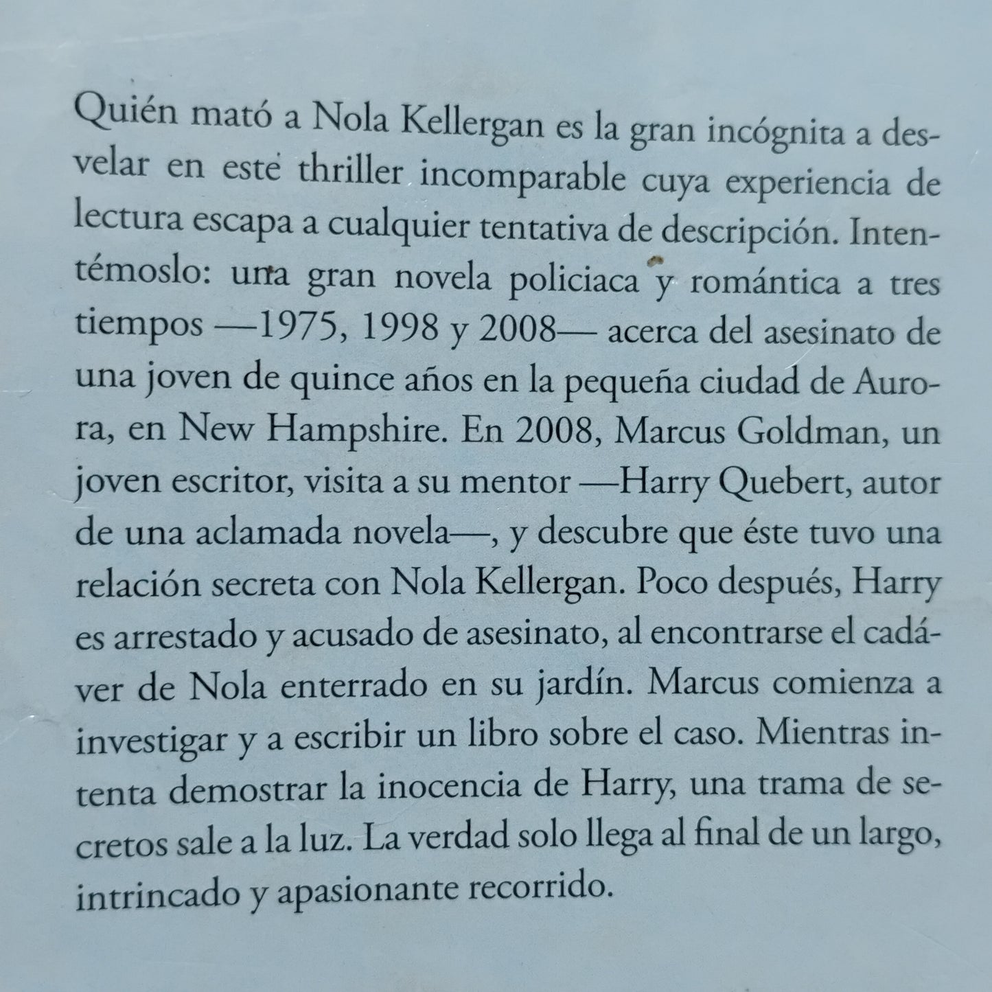 La verdad sobre el caso Harry Quebert - Jöel Dicker