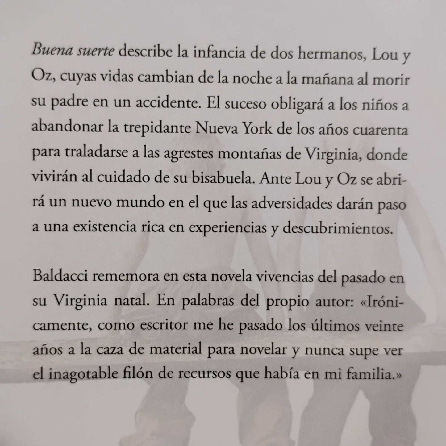 Buena suerte - David Baldacci