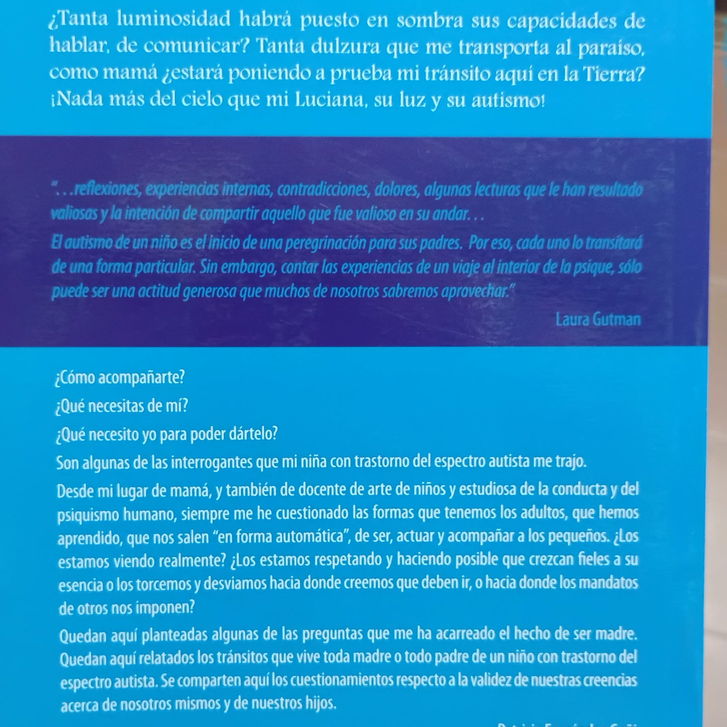 Lucíana, luz y autismo - Patricia Fernández Goñi
