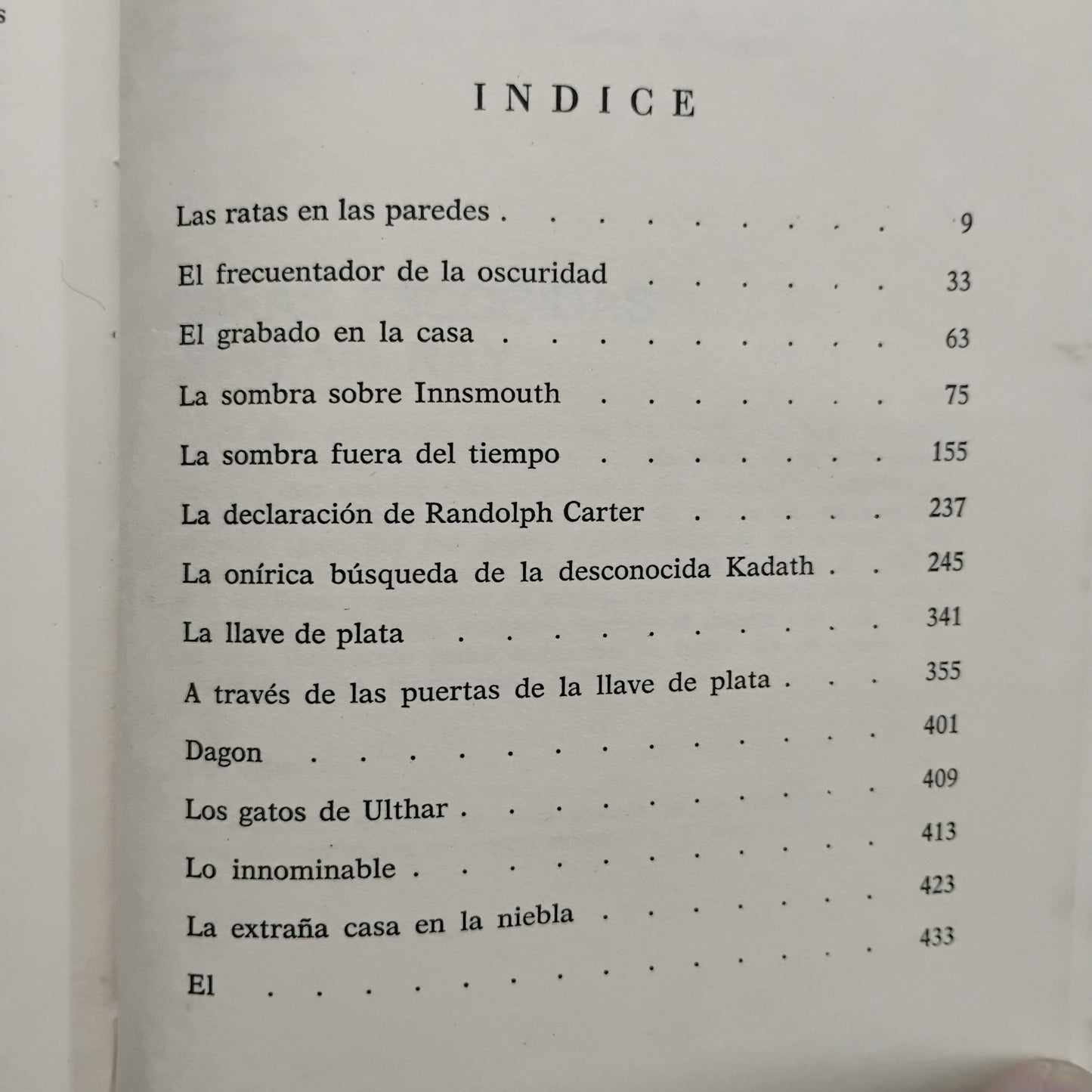 H. P. LOVECRAFT. Obras escogidas II.