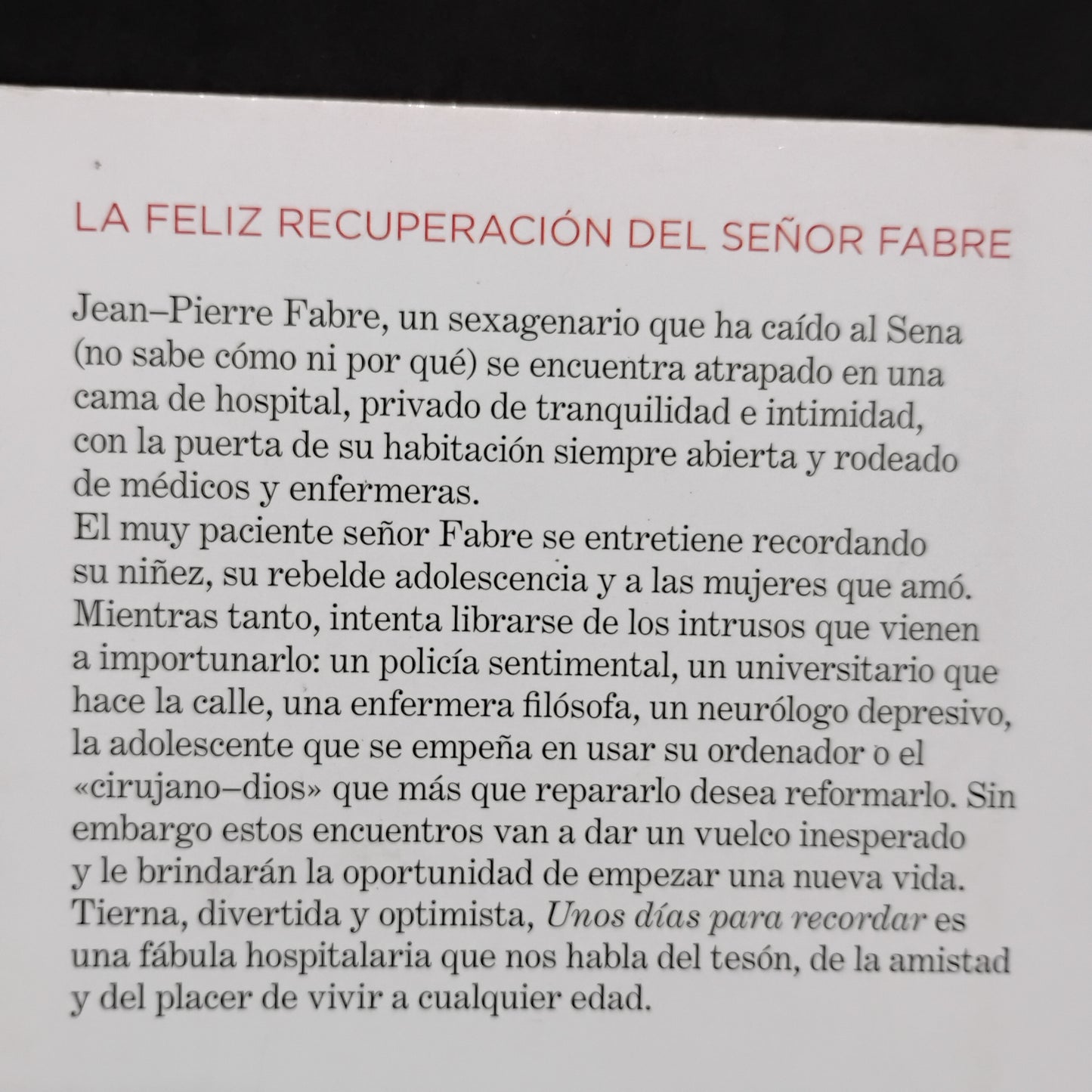 Unos días para recordar - Marie-Sabine Roger