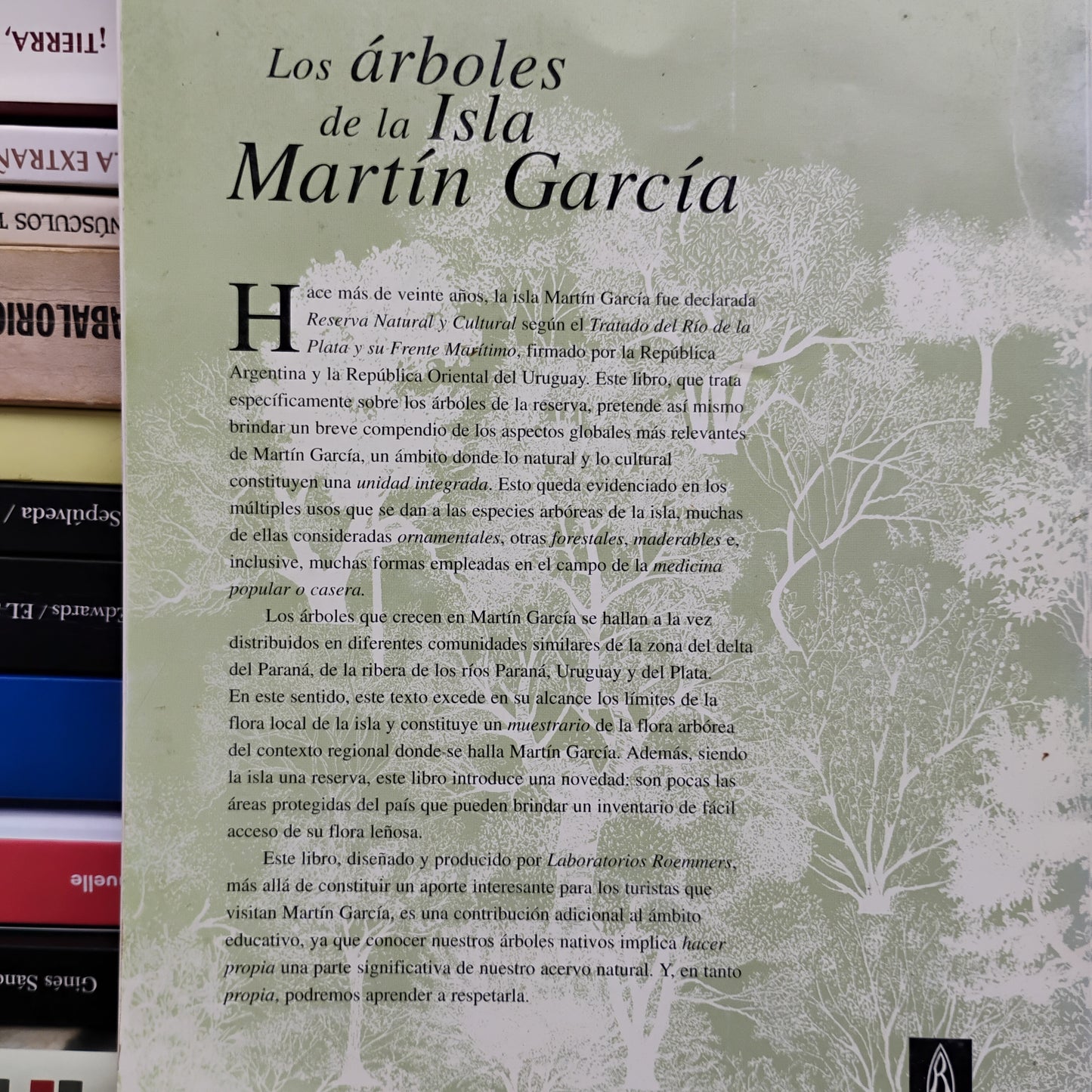 Los árboles de la Isla Martín García -Lahitte, Hurrell