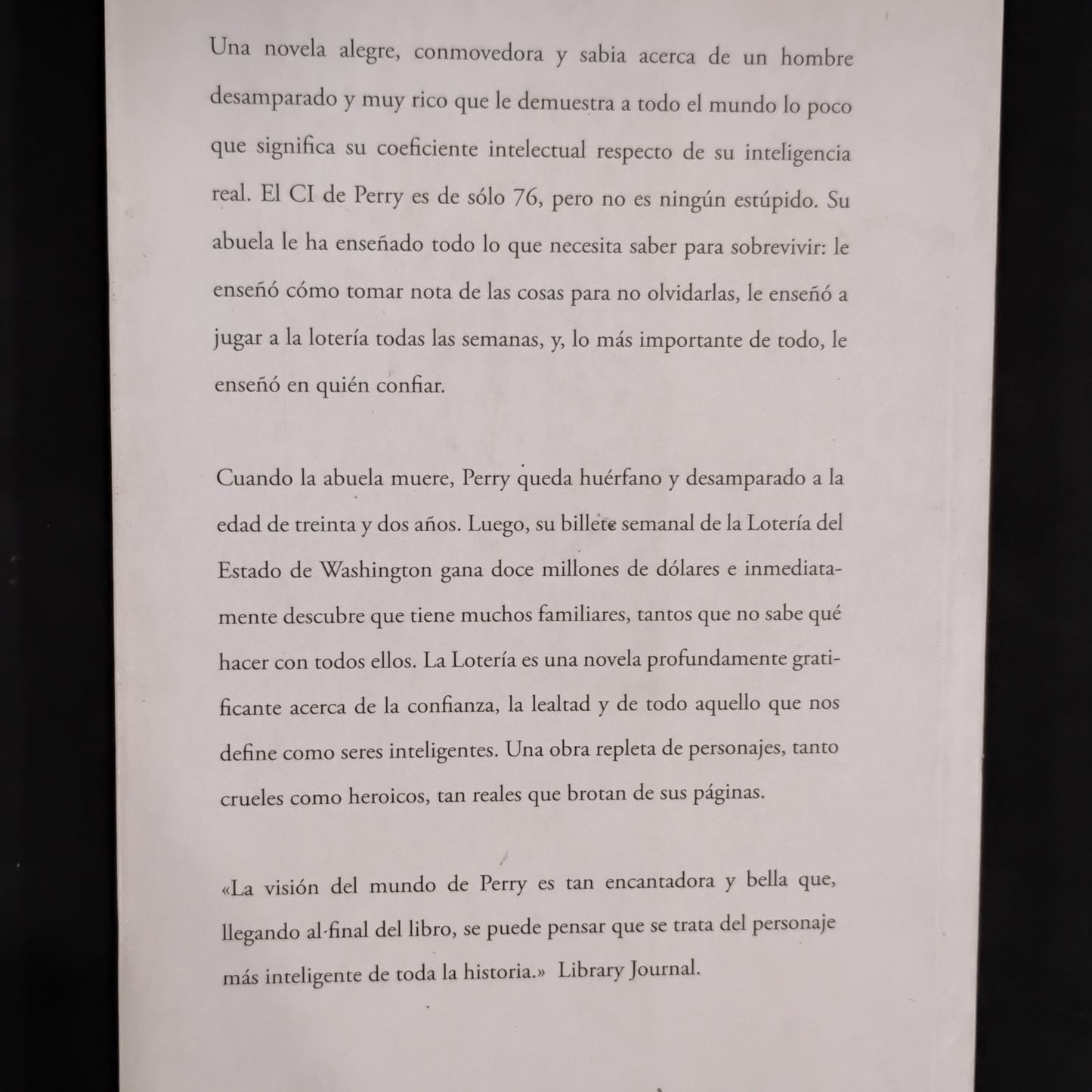 La lotería - Patricia Wood