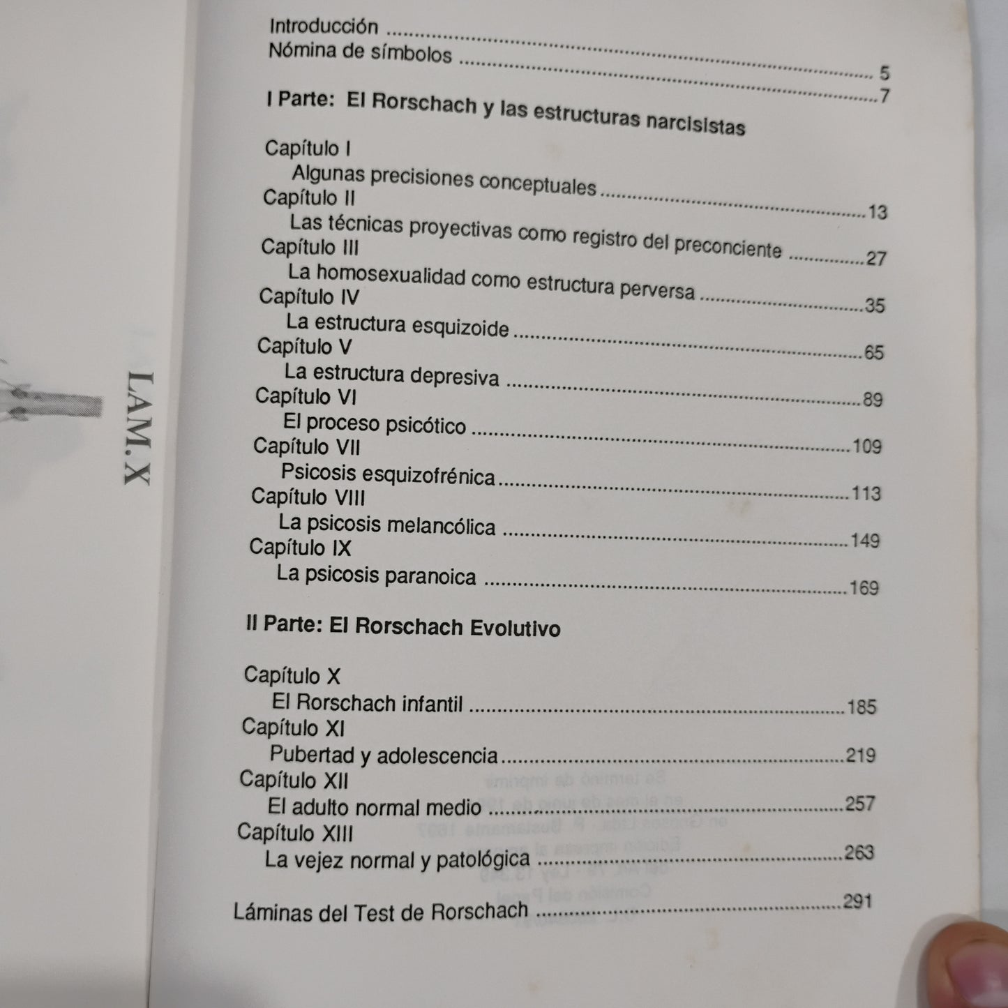EL RORSCHACH y las ESTRUCTURAS NARCISISTAS - Cristina Weigle