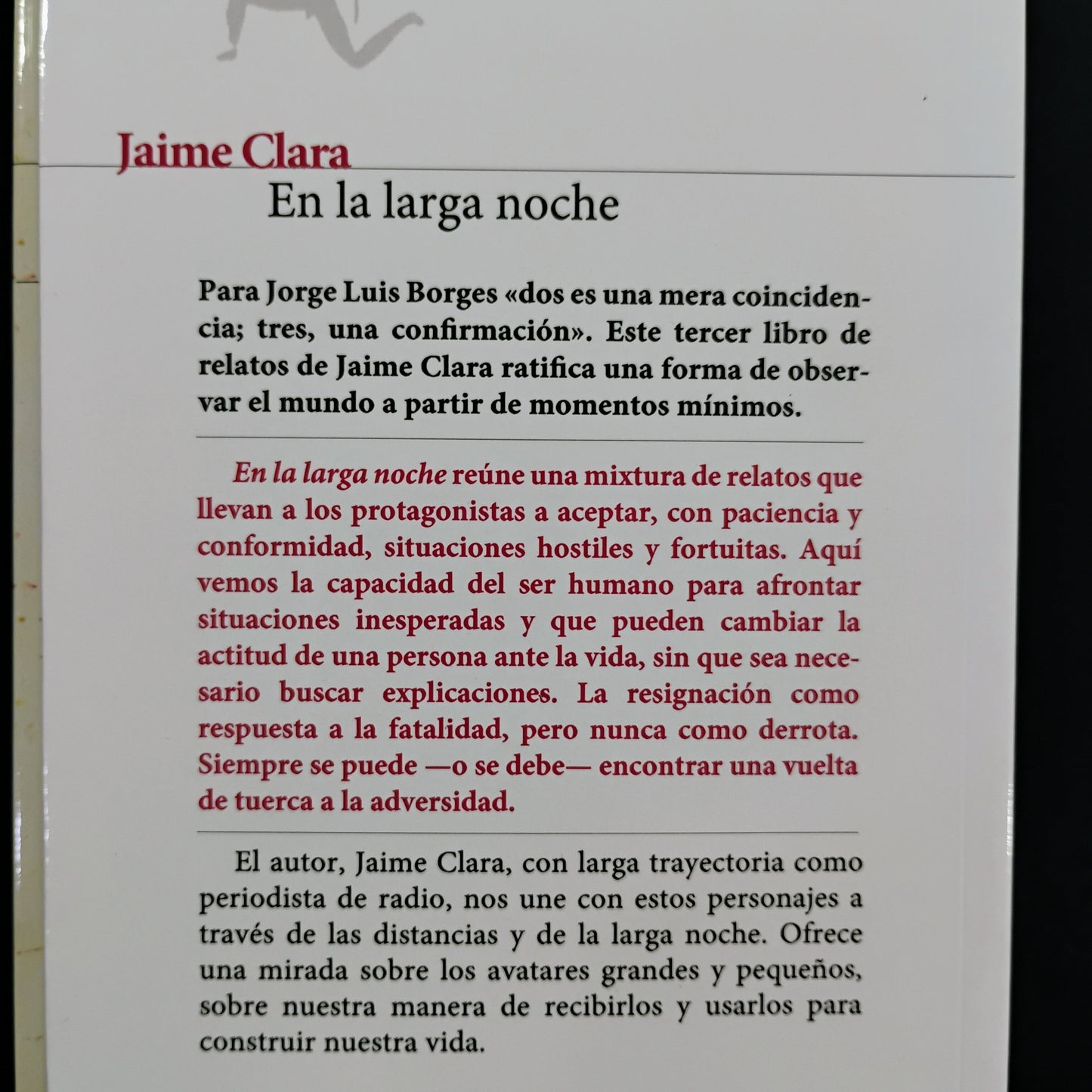 En la larga noche - Jaime Clara