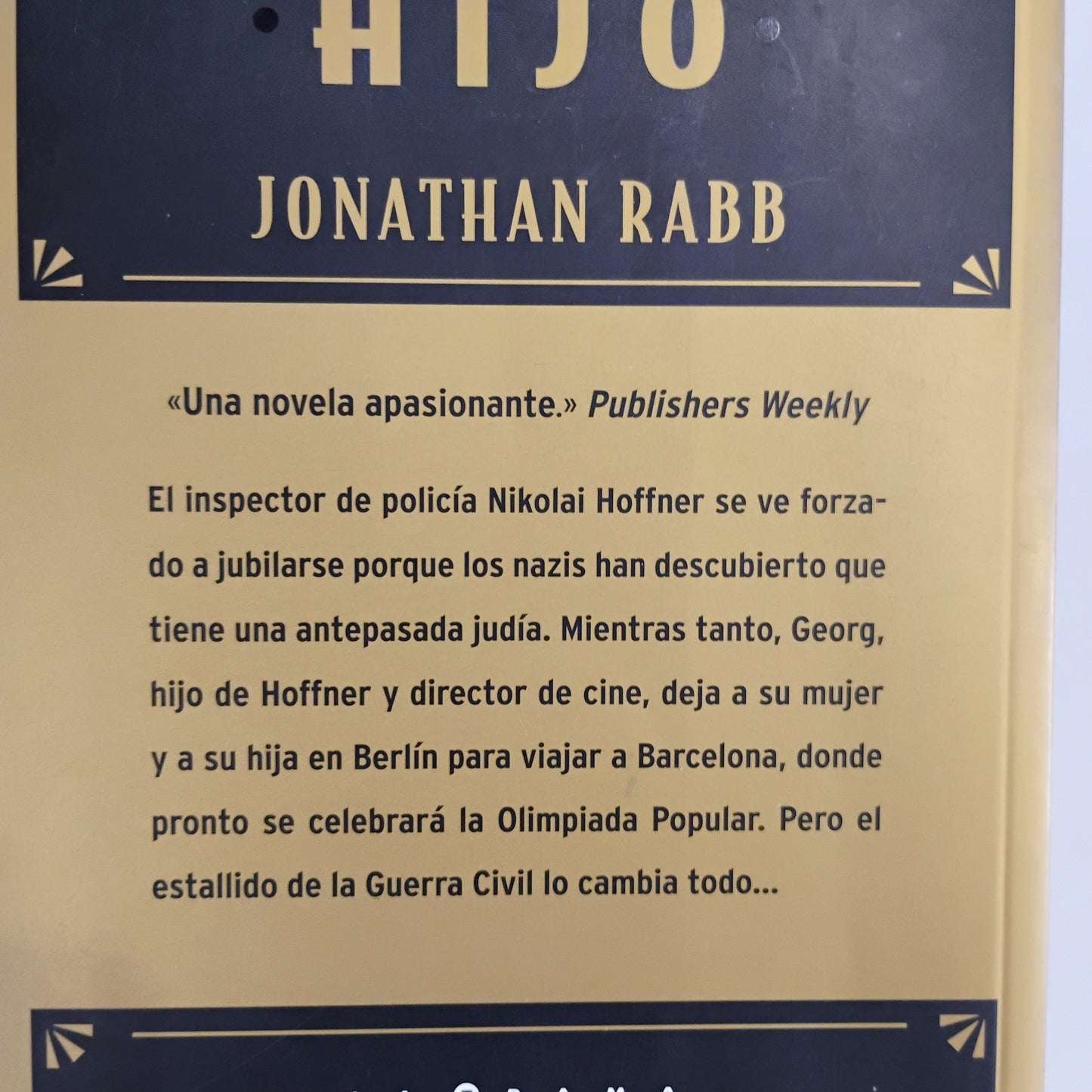 El segundo hijo - Jonathan Rabb