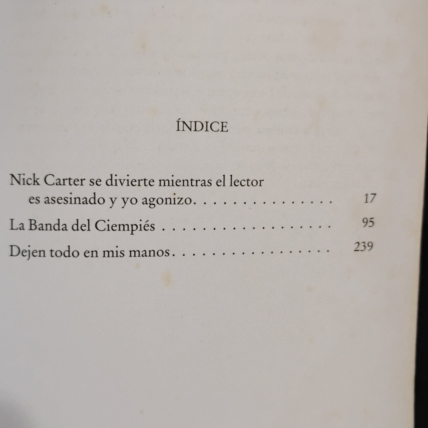 Nick Carter se divierte mientras el lector es asesinado y yo agonizo y otras novelas - Mario Levrero