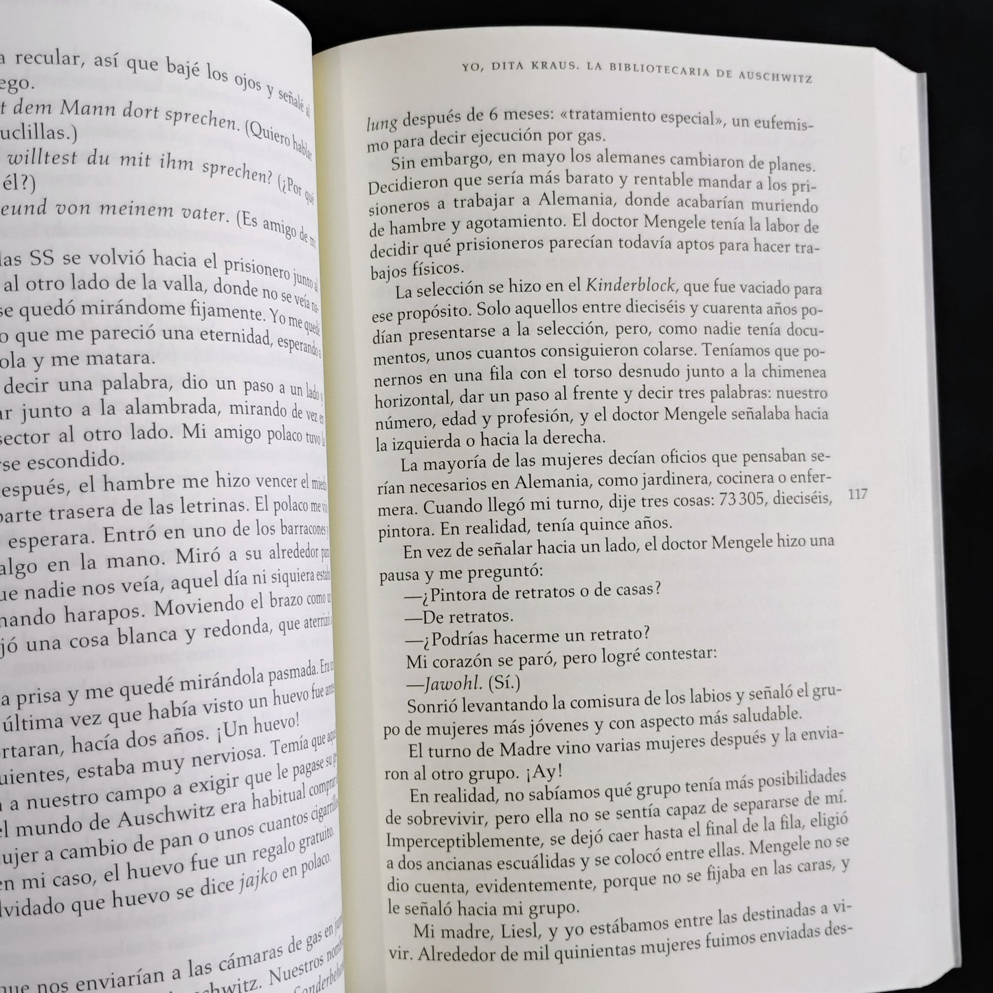 Yo, Dita Kraus. La bibliotecaria de Auschwitz - Dita Kraus