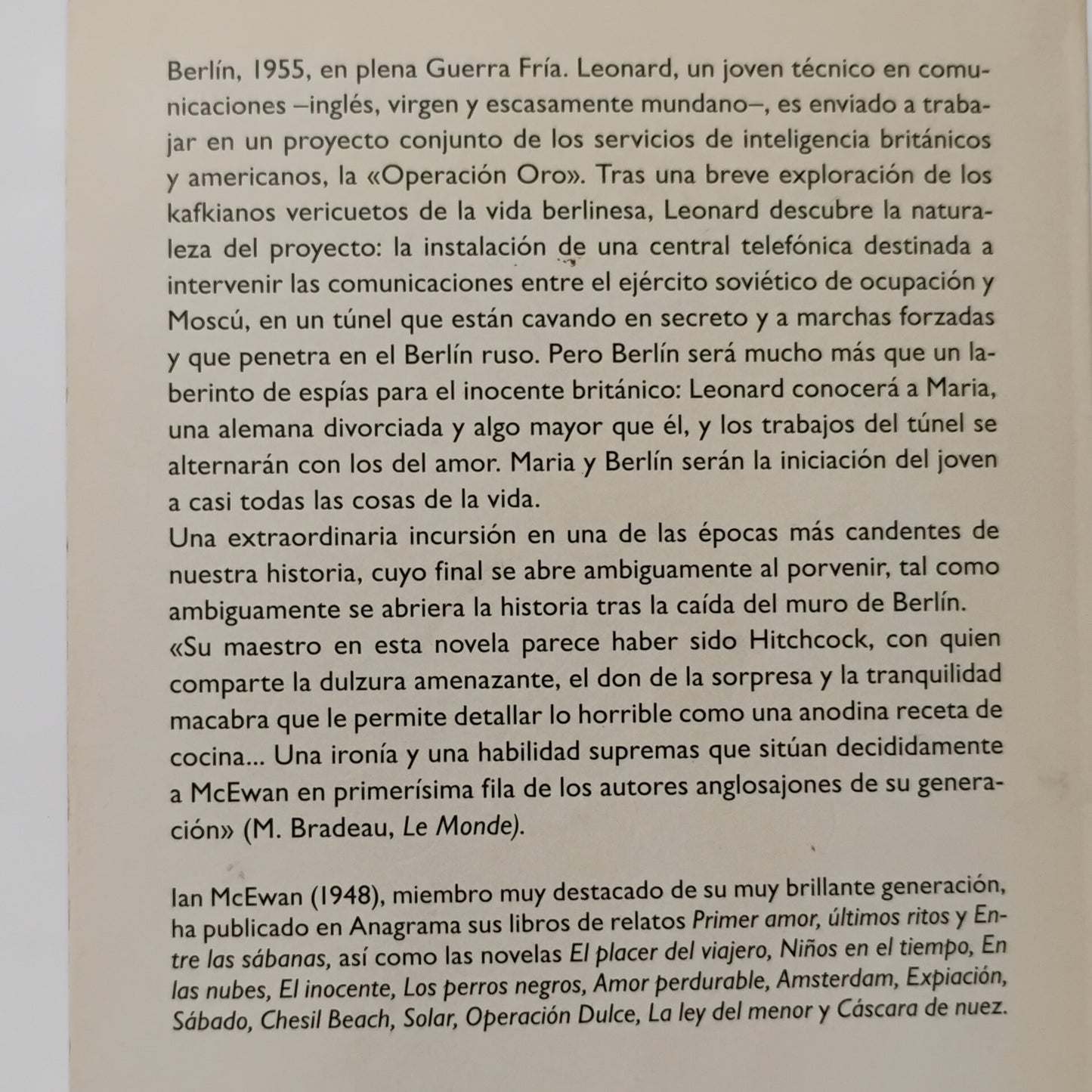 El inocente - Ian McEwan