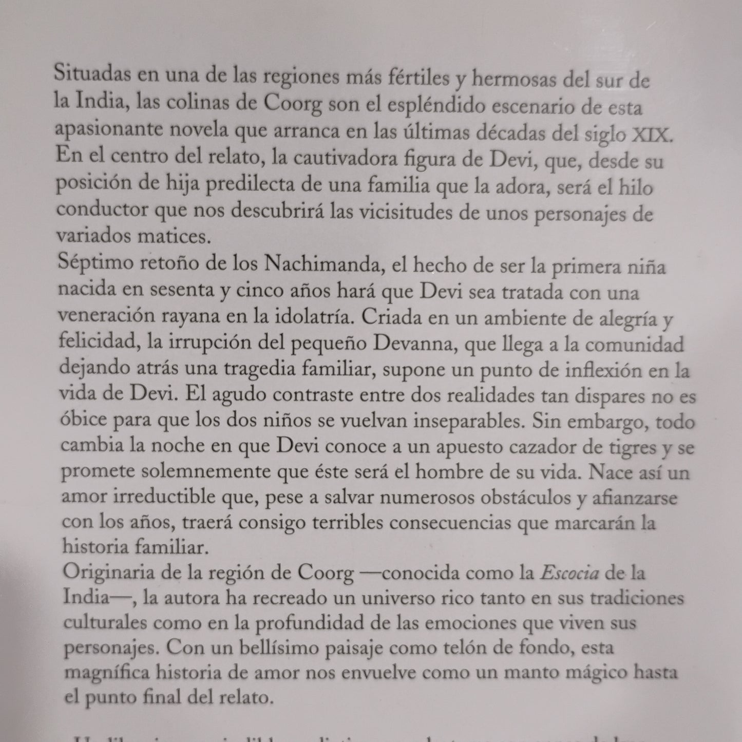 Las colinas del tigre - Sarita Mandanna