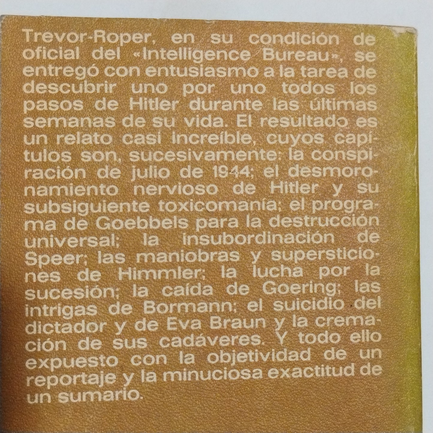 Los últimos días de HITLER - H. R. Trevor-Roper