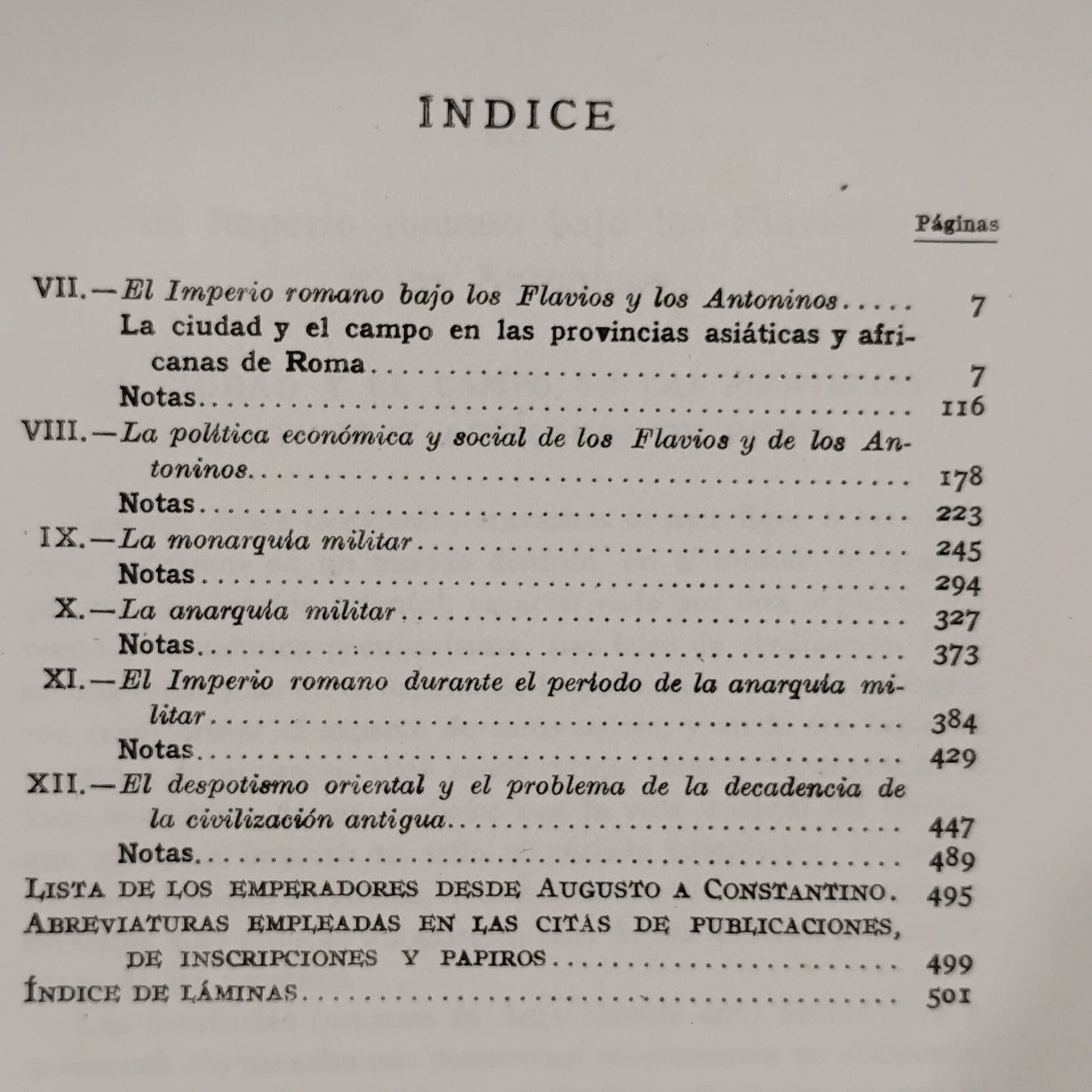 Historia social y económica del Imperio Romano (tomo II) - M. Rostovtzeff