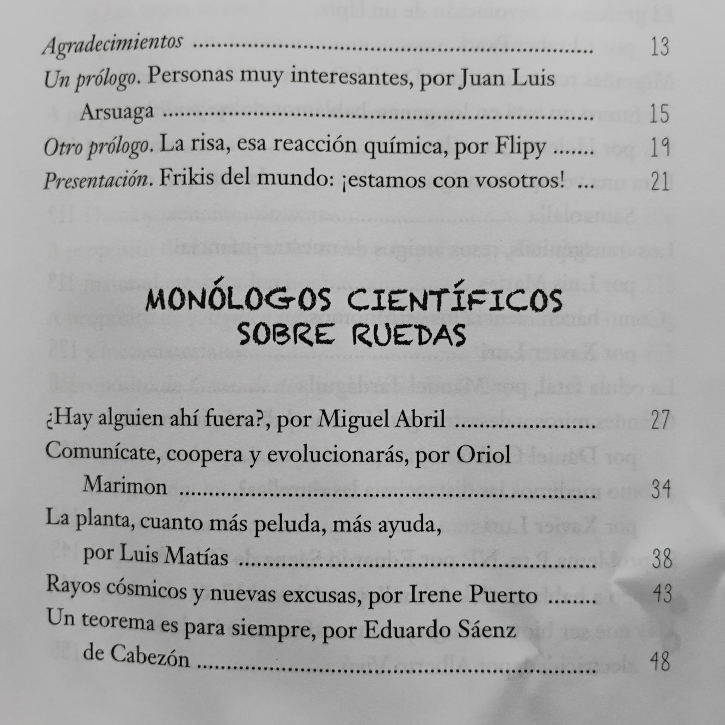 Científicos sobre ruedas. Monólogos para reírse de teoremas, bacterias y otras curiosidades - the BIG VAN THEORY (Javier Santaolalla et al)