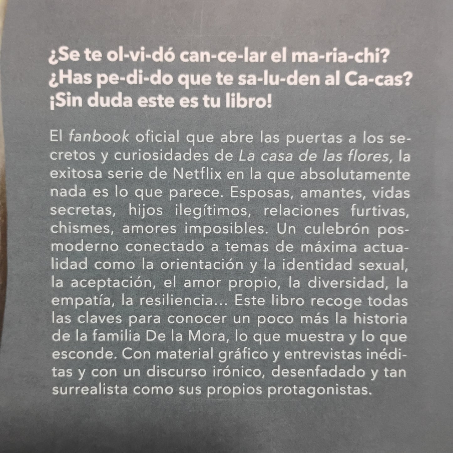 LA CASA DE LAS FLORES (Fanbook de la serie de NETFLIX)