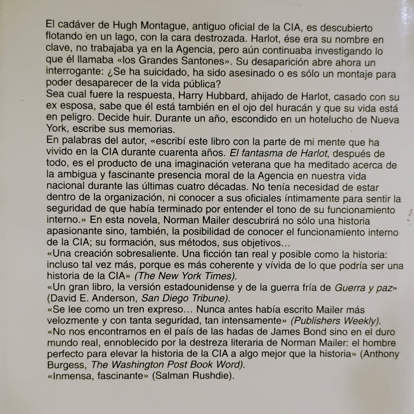 El fantasma de Harlot - Norman Mailer