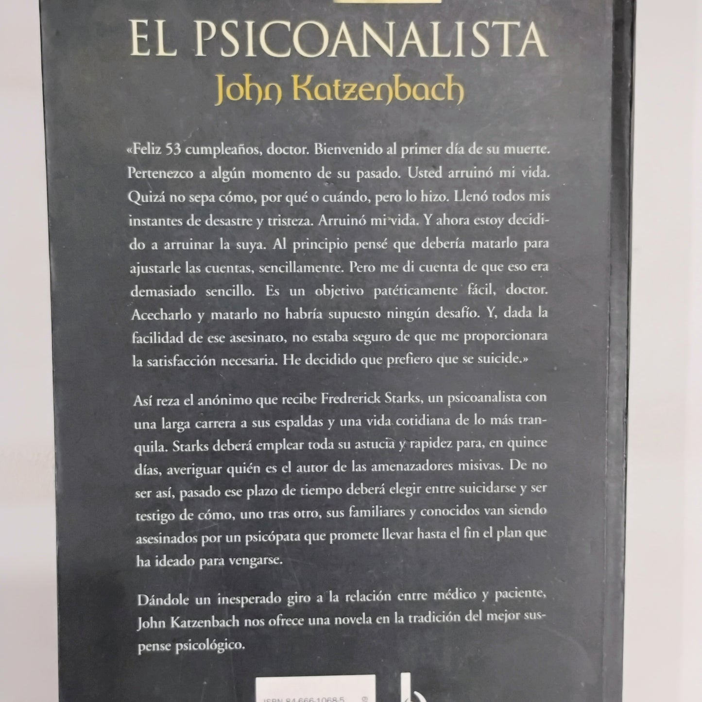 El psicoanalista - John Katzenbach