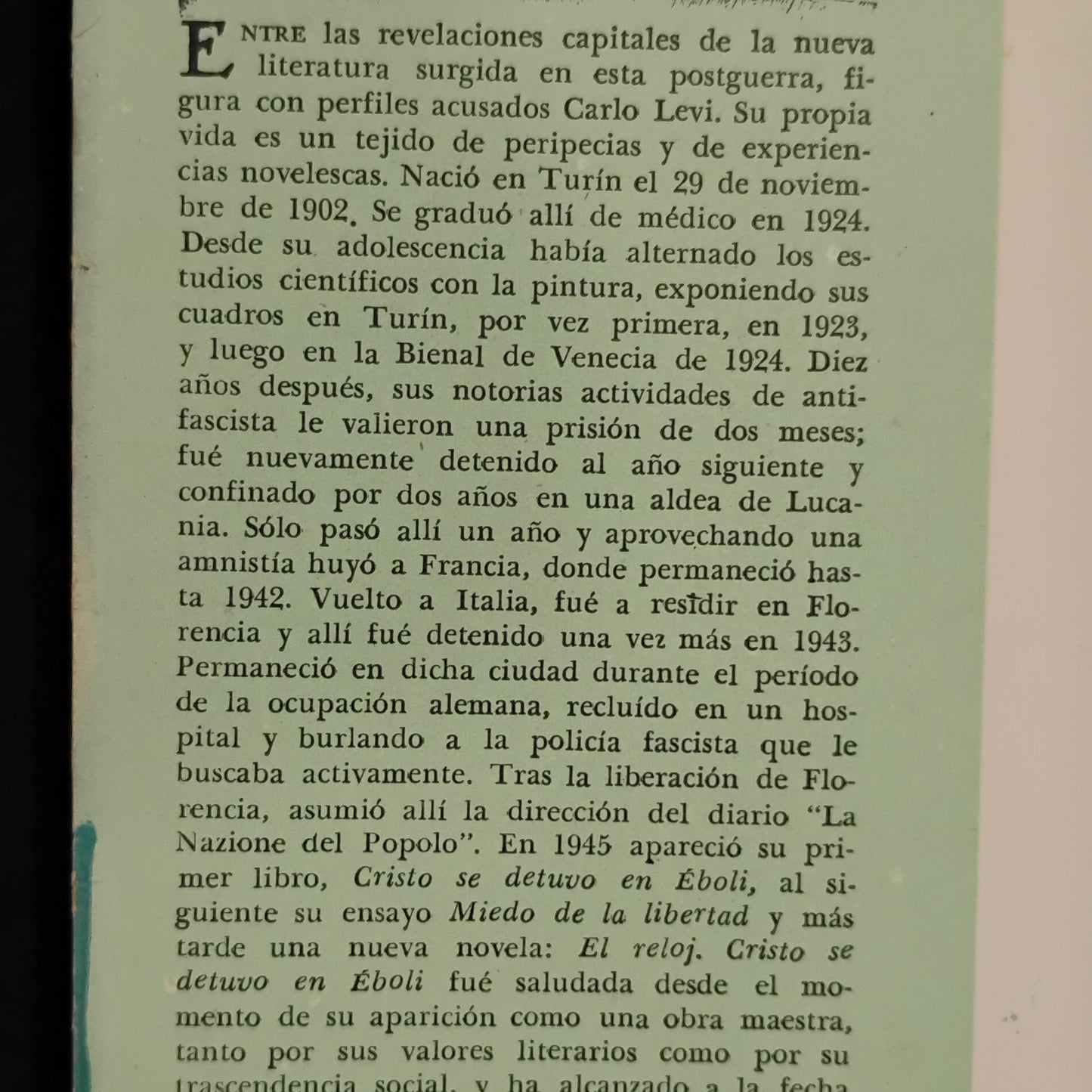 Cristo se detuvo en Éboli - Carlo Levi