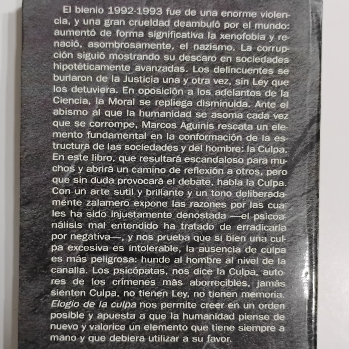 Elogio de la culpa - Marcos Aguinis