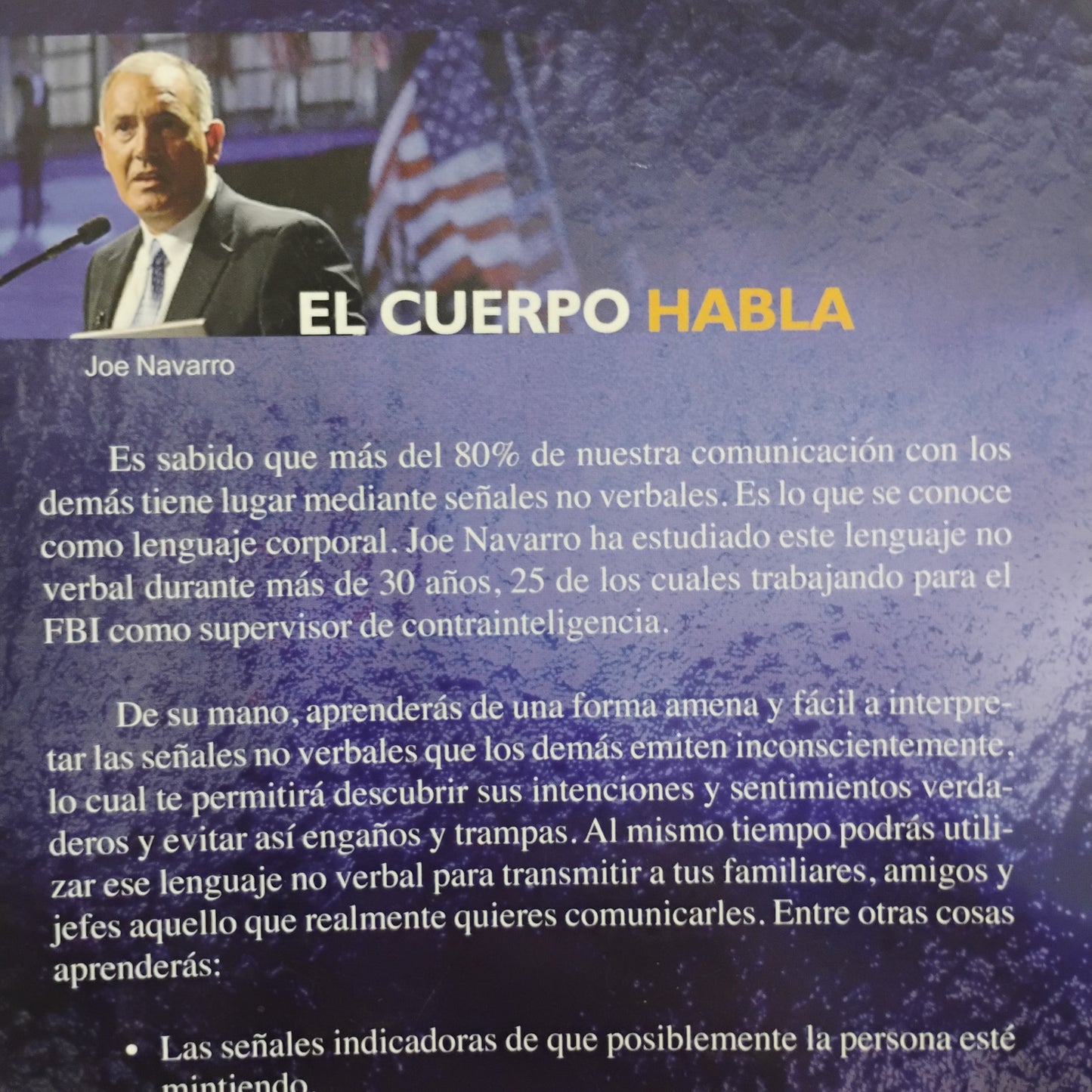 Cuando el cuerpo habla - Joe Navarro y el Dr. Marvin Karlins
