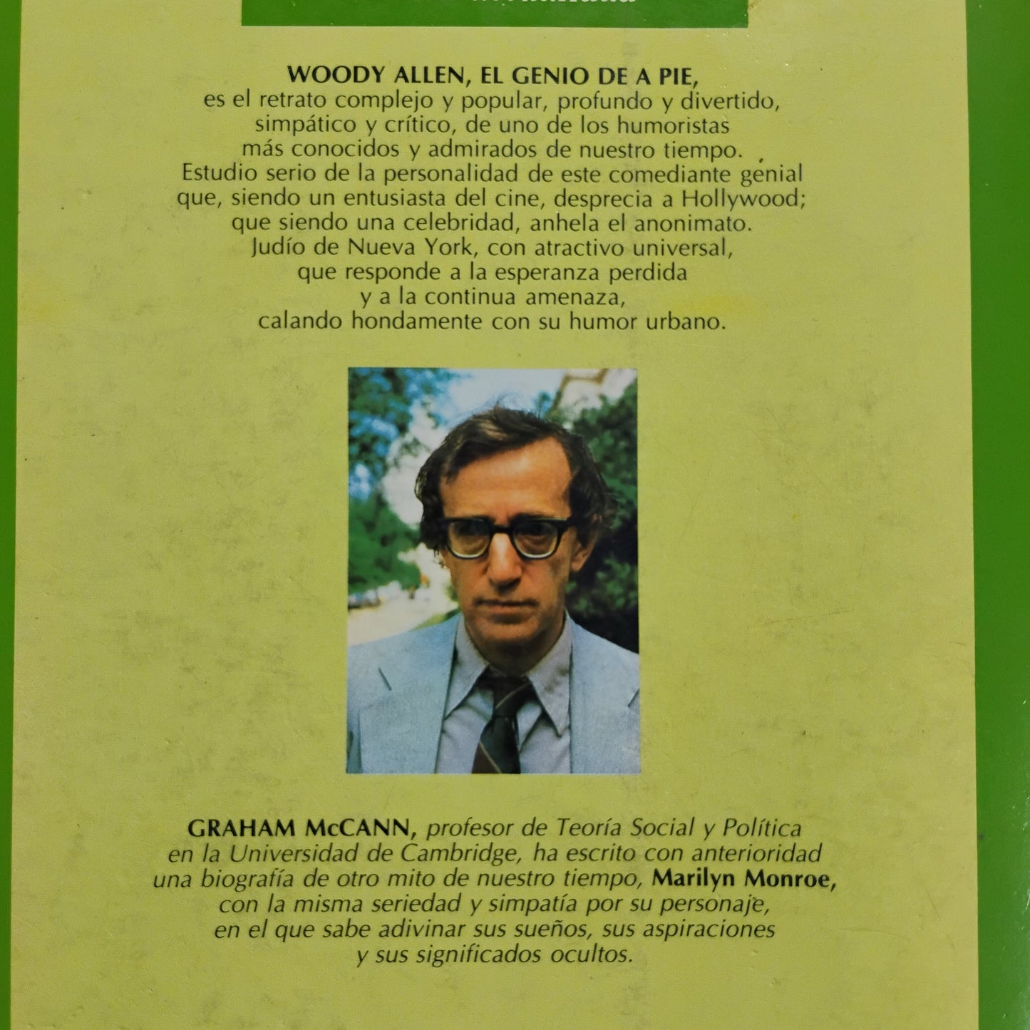 WOODY ALLEN. El genio de a pie - Graham McCann