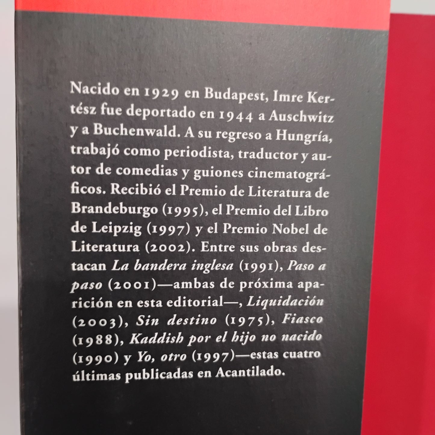 Diario de la galera - Imre Kertész